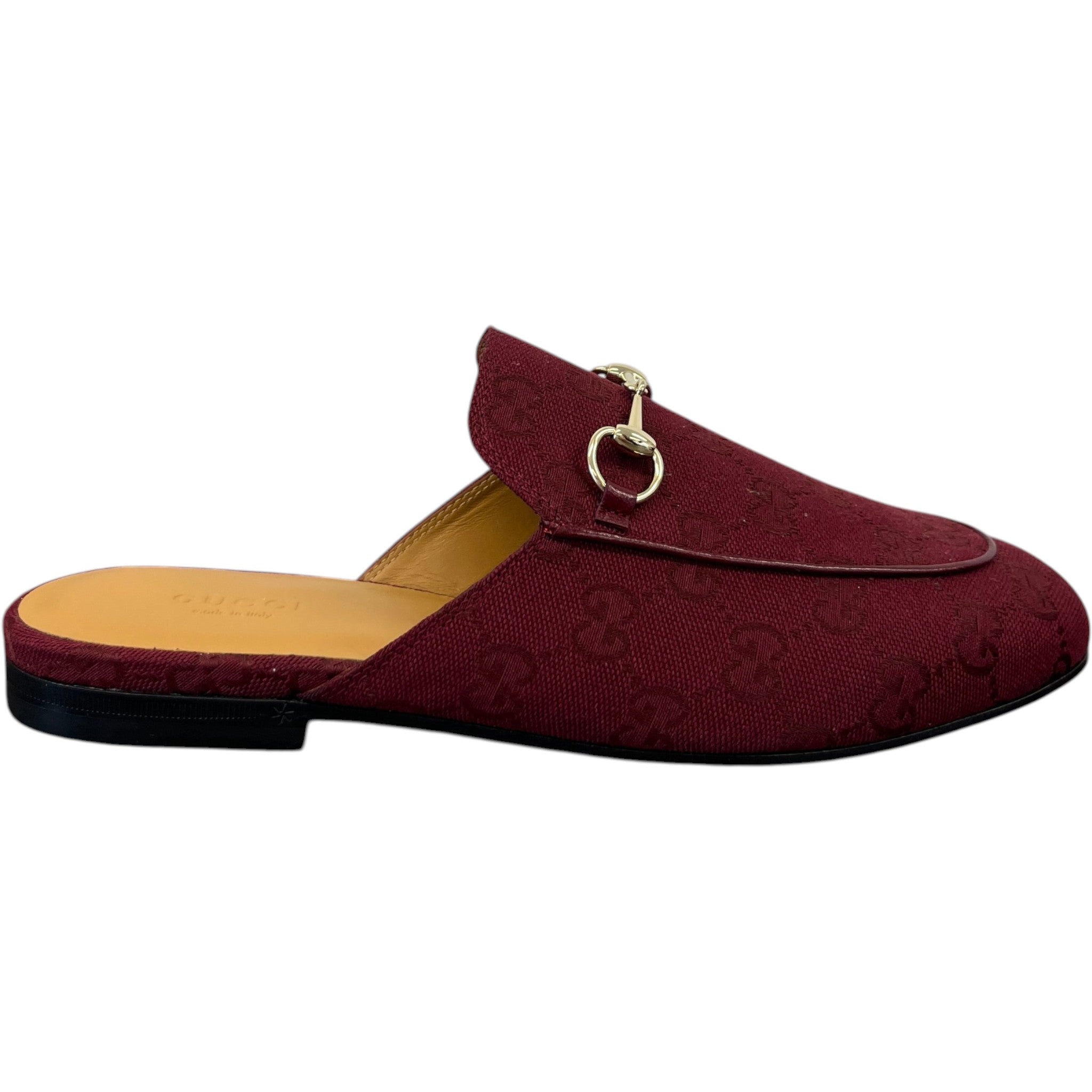 Women's Princetown Gg Canvas Mules Red Size EU 39 / UK 6