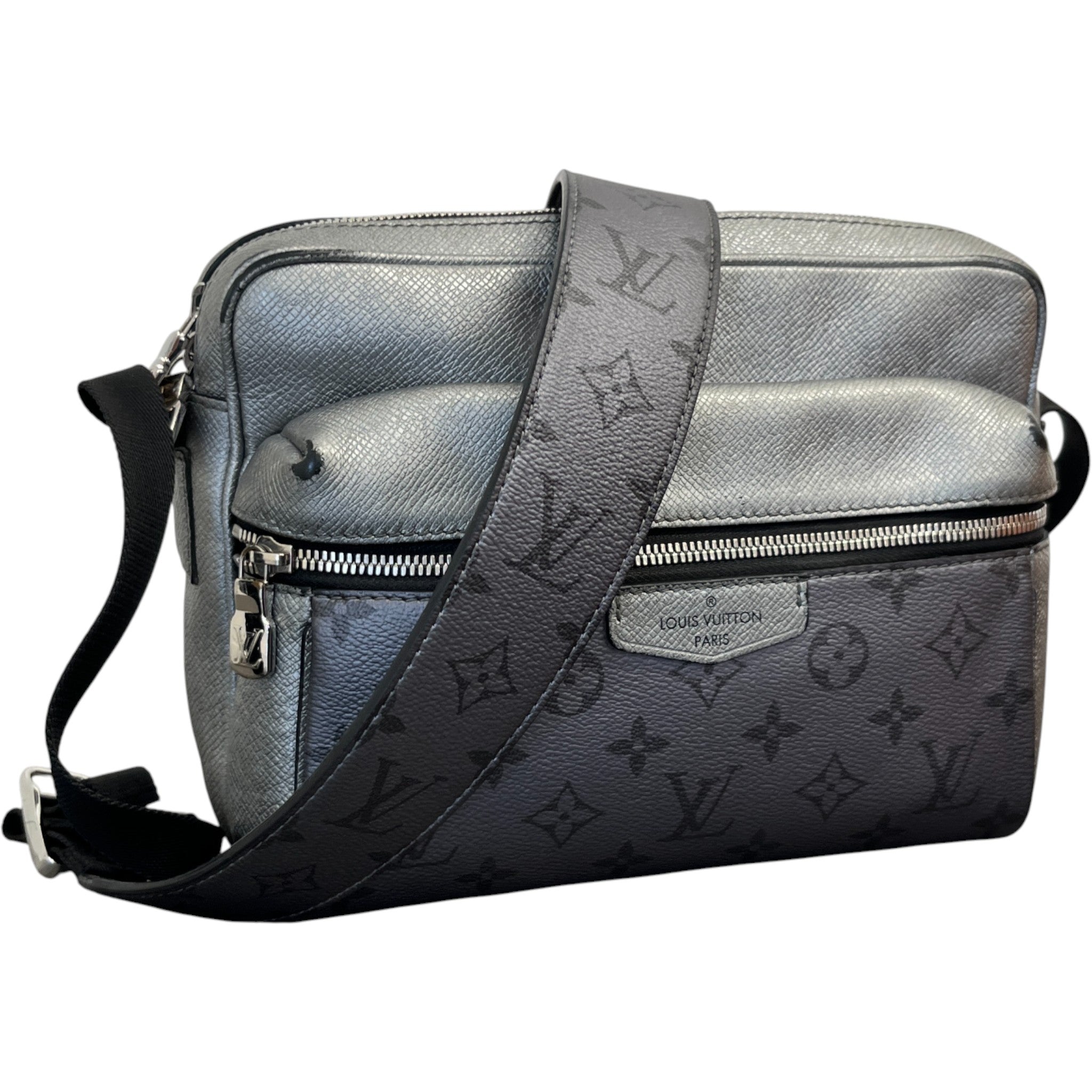 Men's Outdoor Messenger Bag Grey