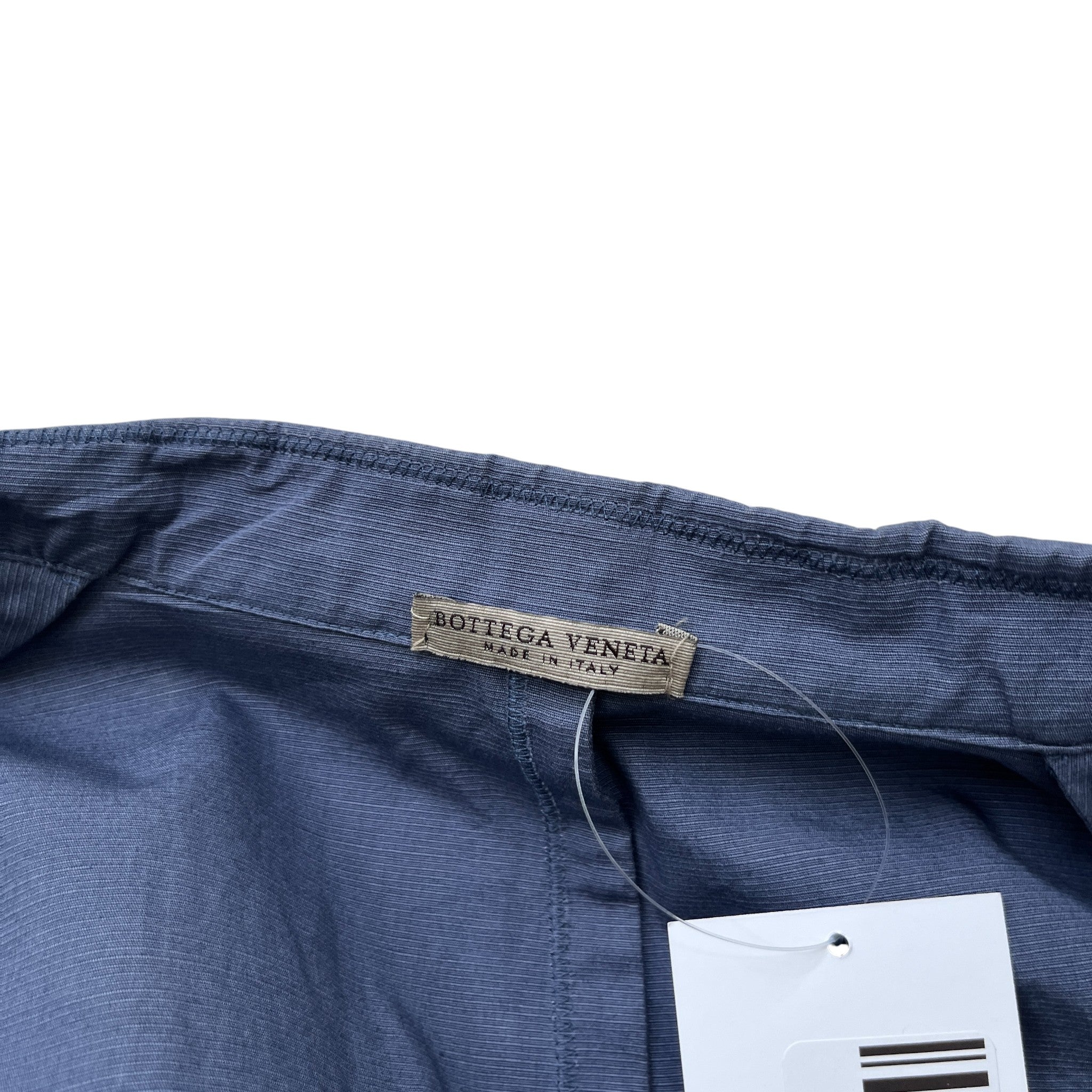 Men's Pleated Detail Jacket Blue Size IT 52 / XL