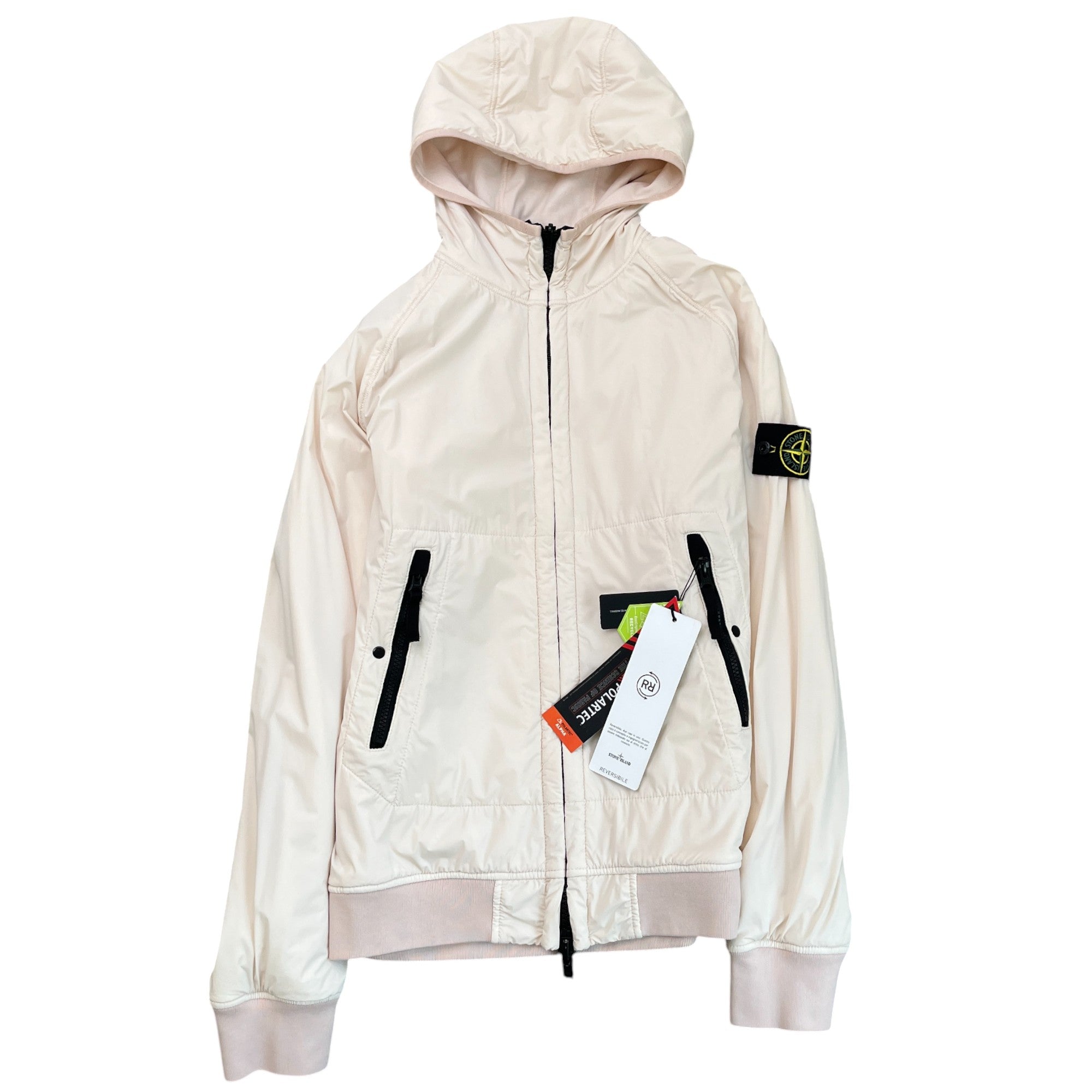 Men's Reversible Comfort Tech Composite Polartec Jacket Salmon Size M