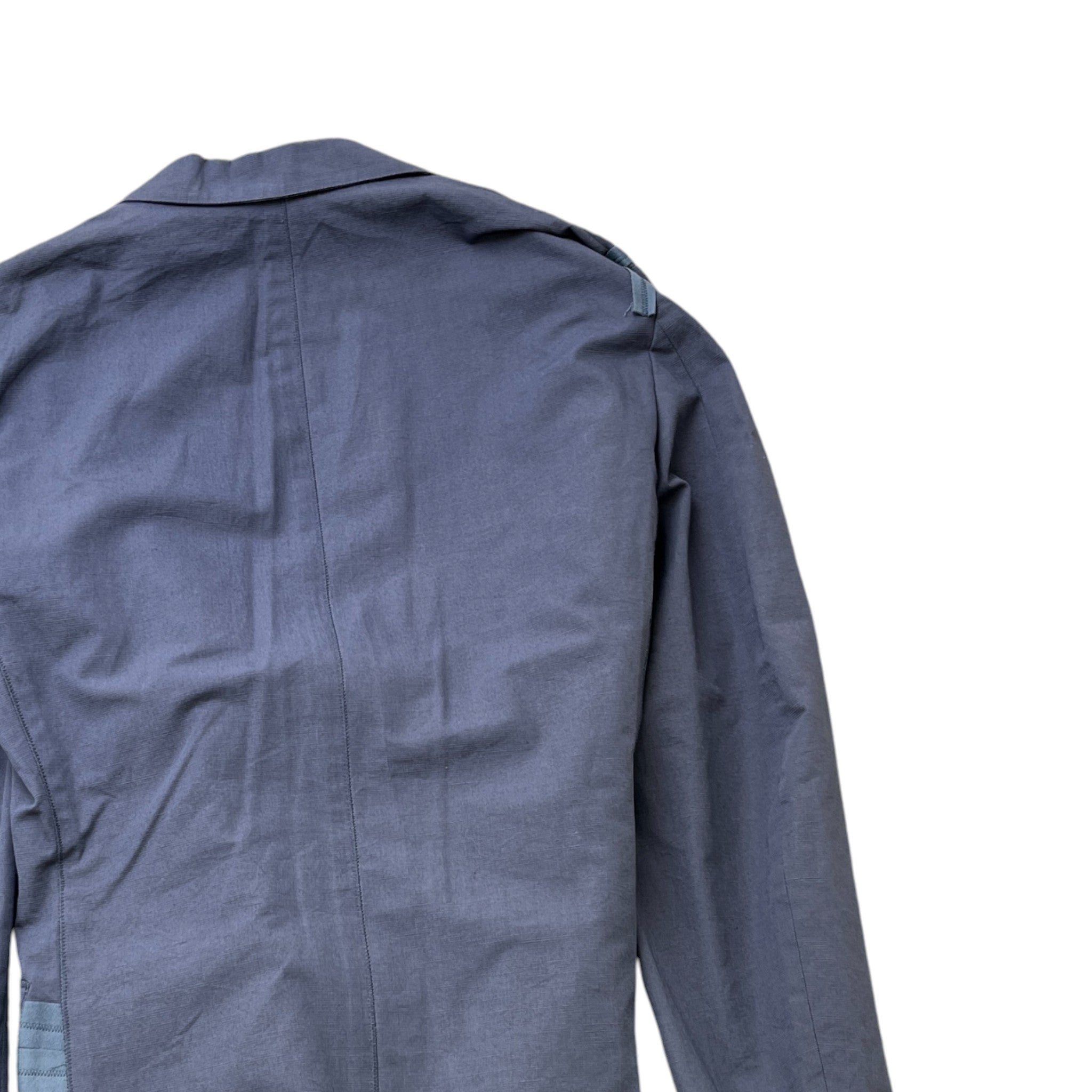 Men's Pleated Detail Jacket Blue Size IT 52 / XL