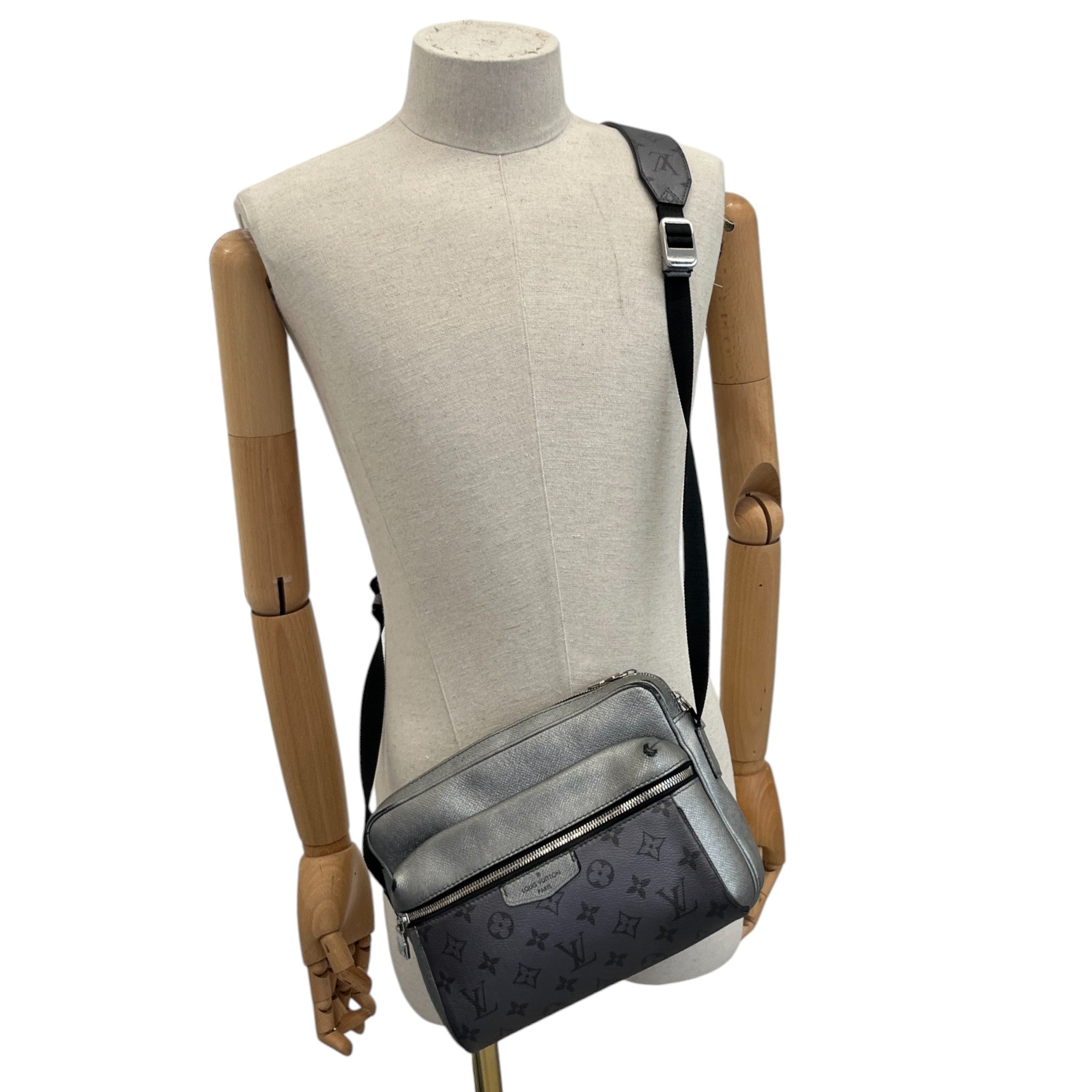 Men's Outdoor Messenger Bag Grey