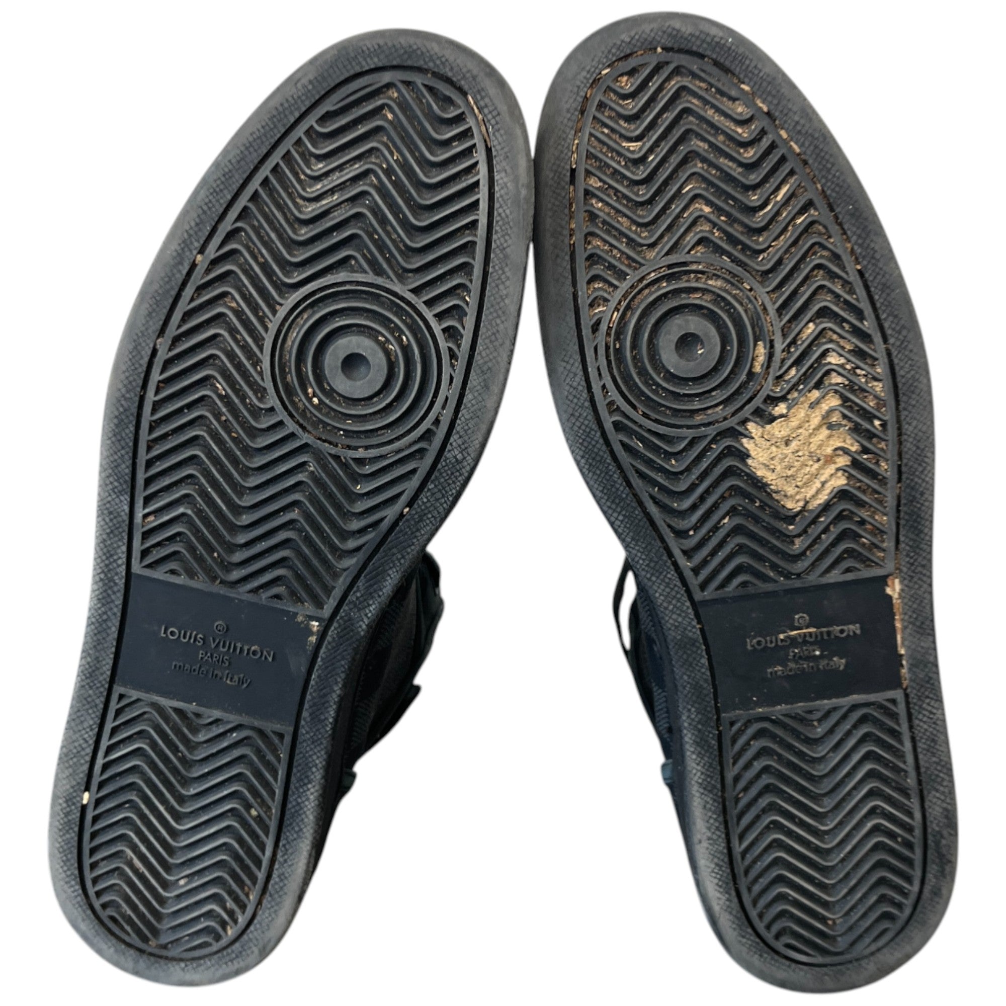 Men's Damier Rivoli High Trainers Black Size EU 41.5 / UK 7.5