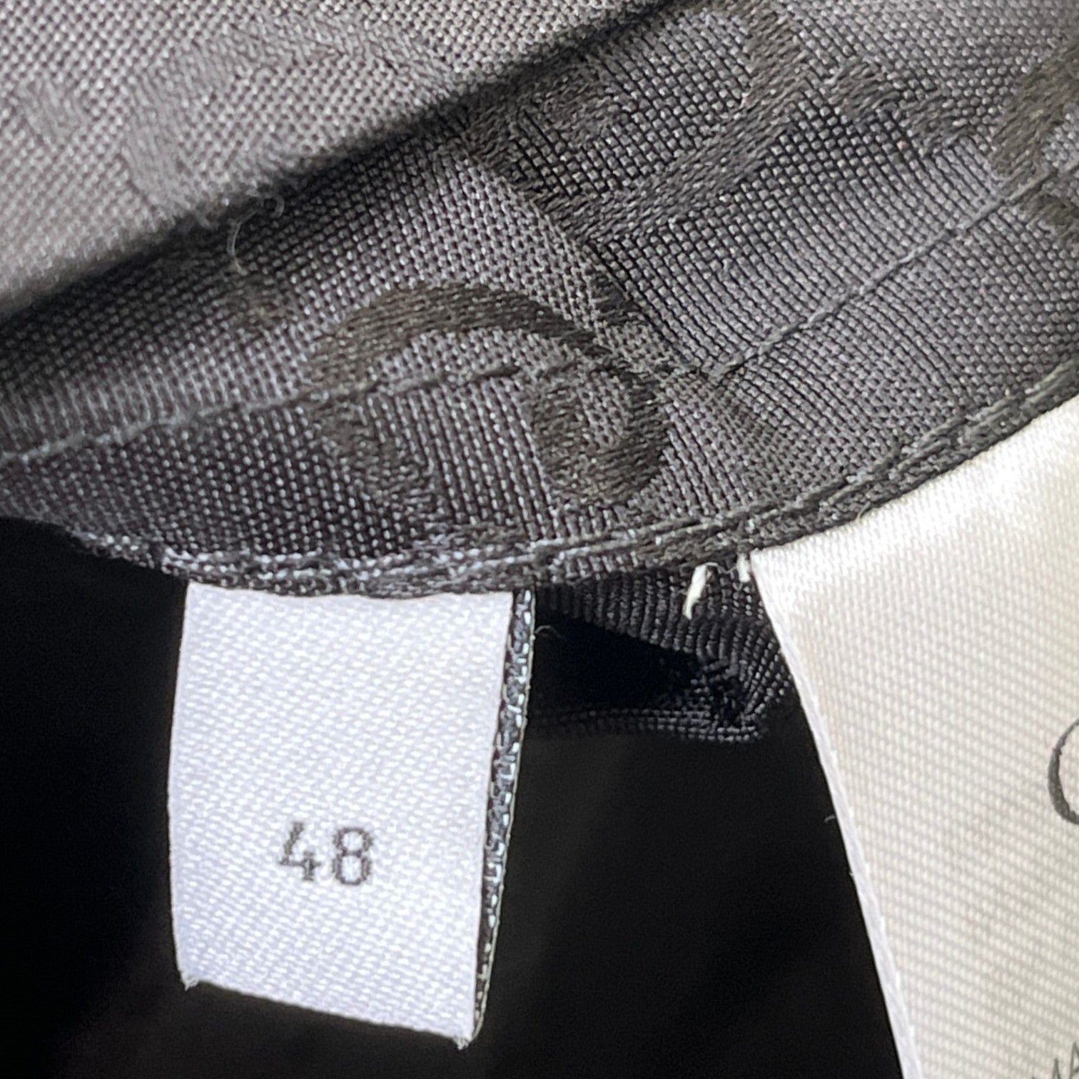Men's Gg Faille Shirt Black Size IT 48 / UK M