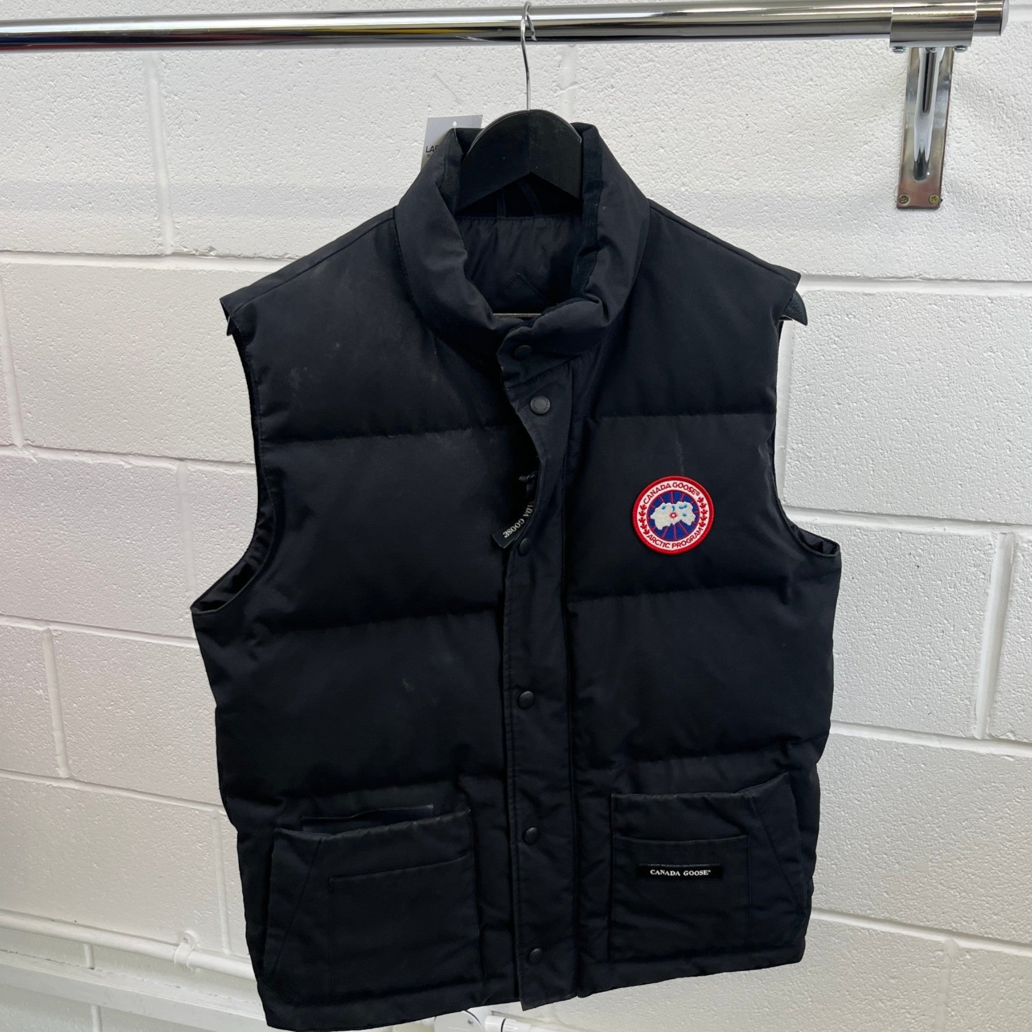 Men's Freestyle Crew Gilet Black Size M