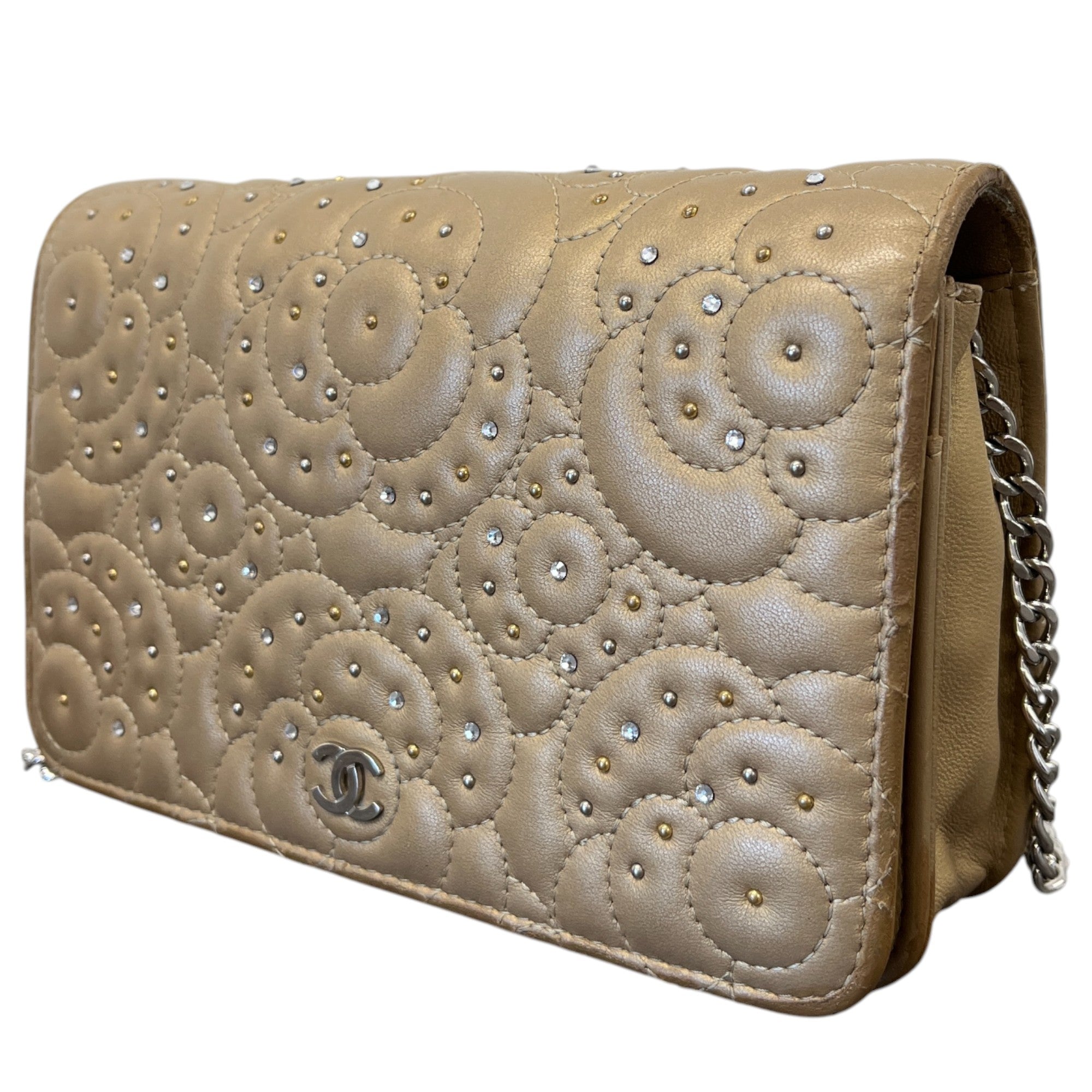 Women's Camellia Embellished Bag Beige