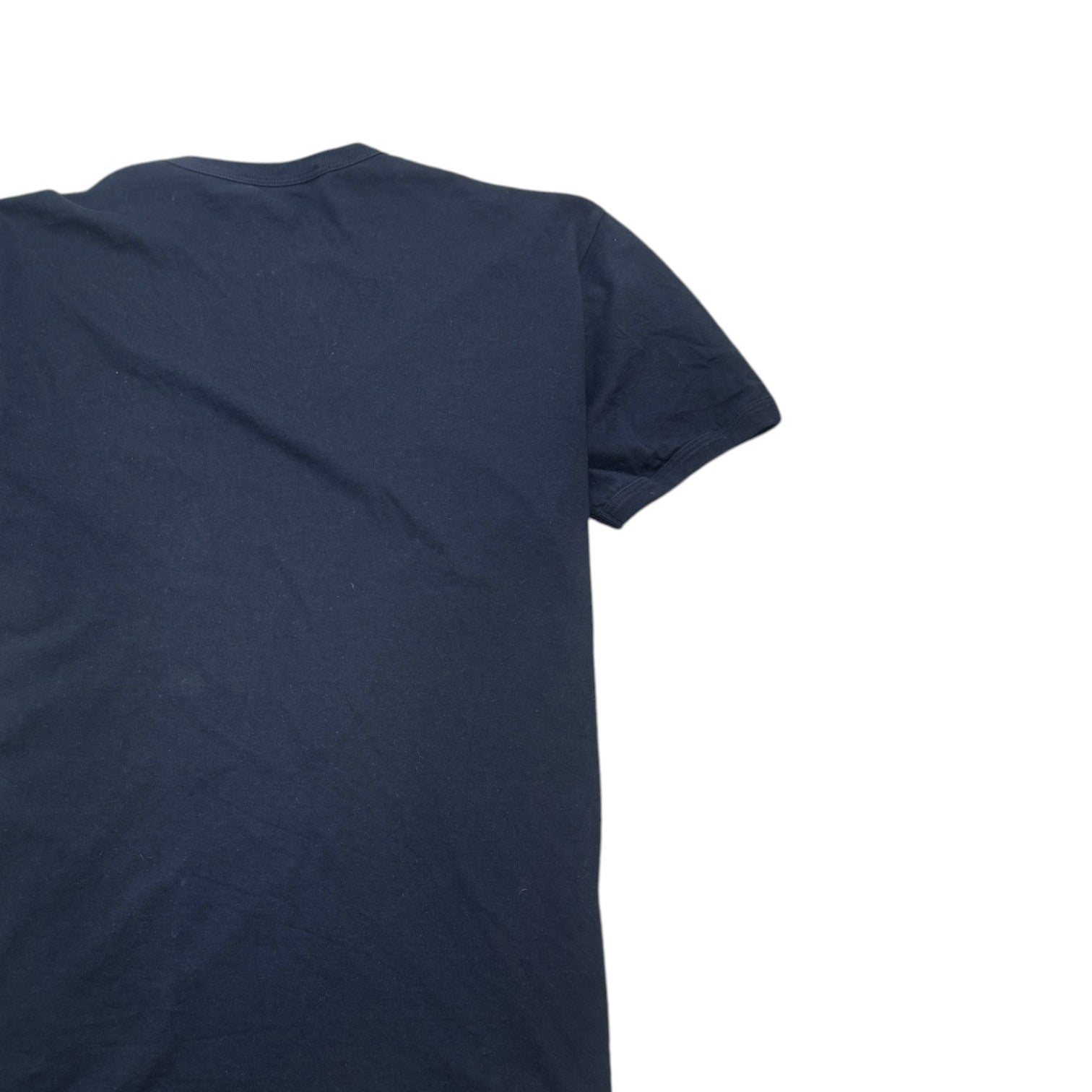 Men's Embroidered Logo T-Shirt Navy Size IT 52 / UK XL