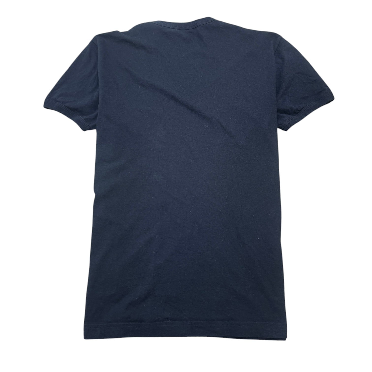 Men's Embroidered Logo T-Shirt Navy Size IT 52 / UK XL