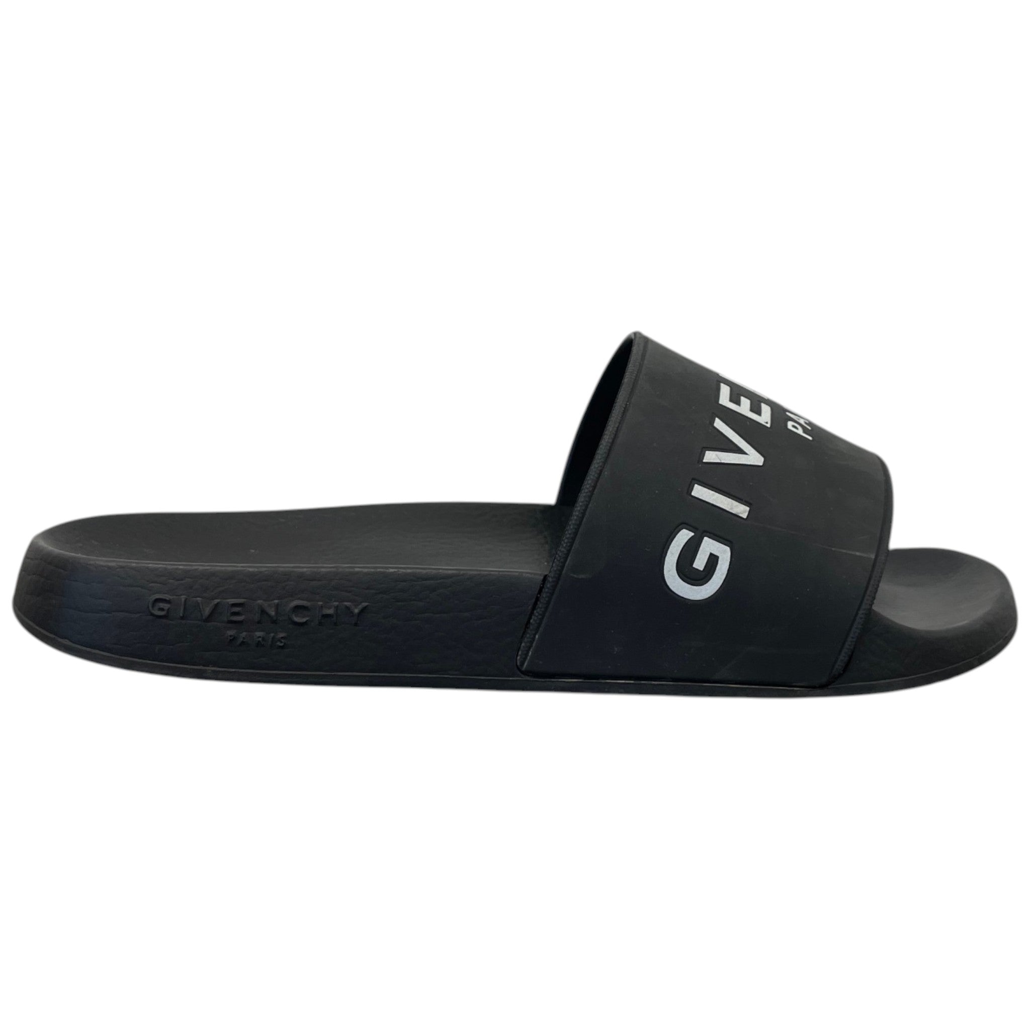 Women's Logo Print Slides Black Size EU 38 / UK 5