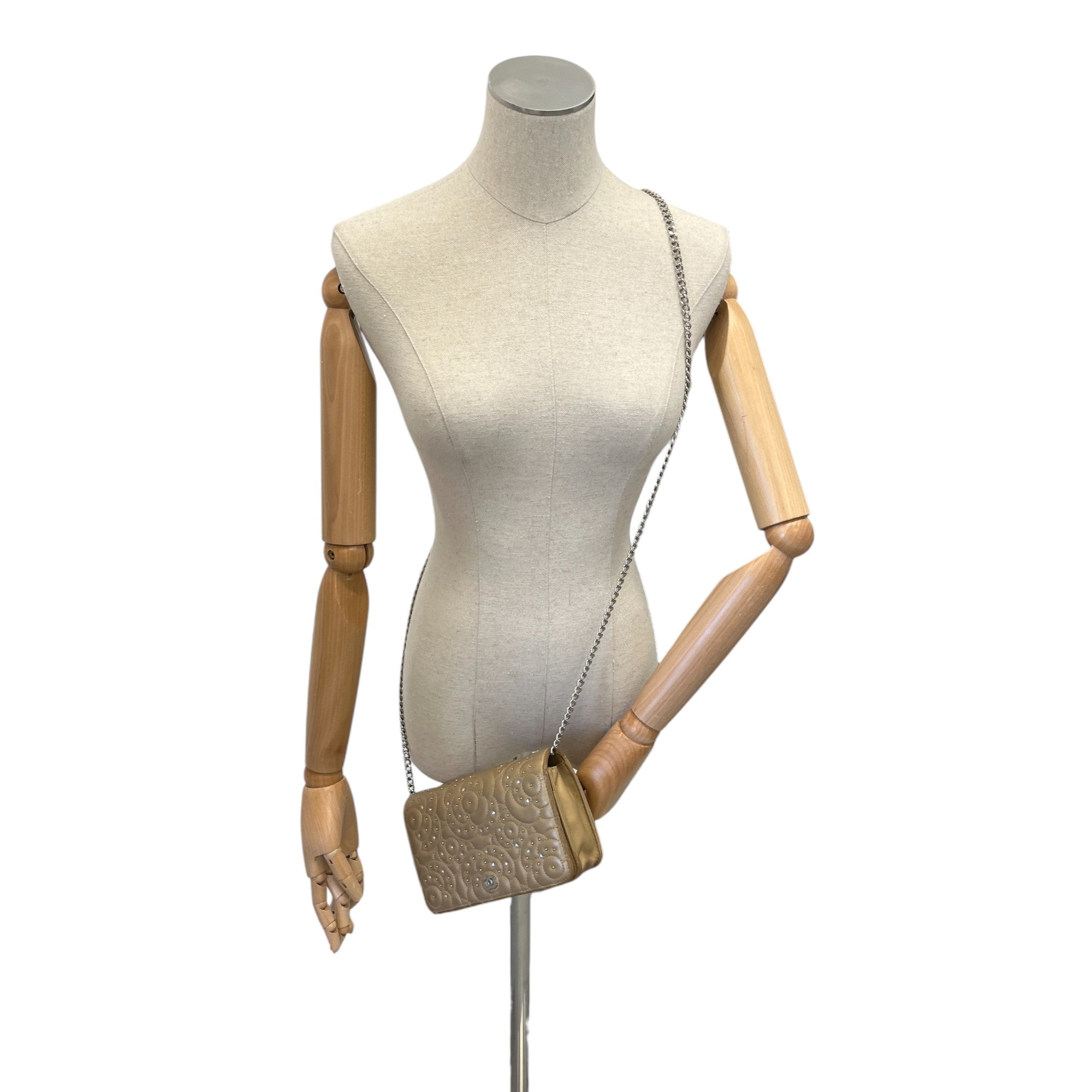 Women's Camellia Embellished Bag Beige