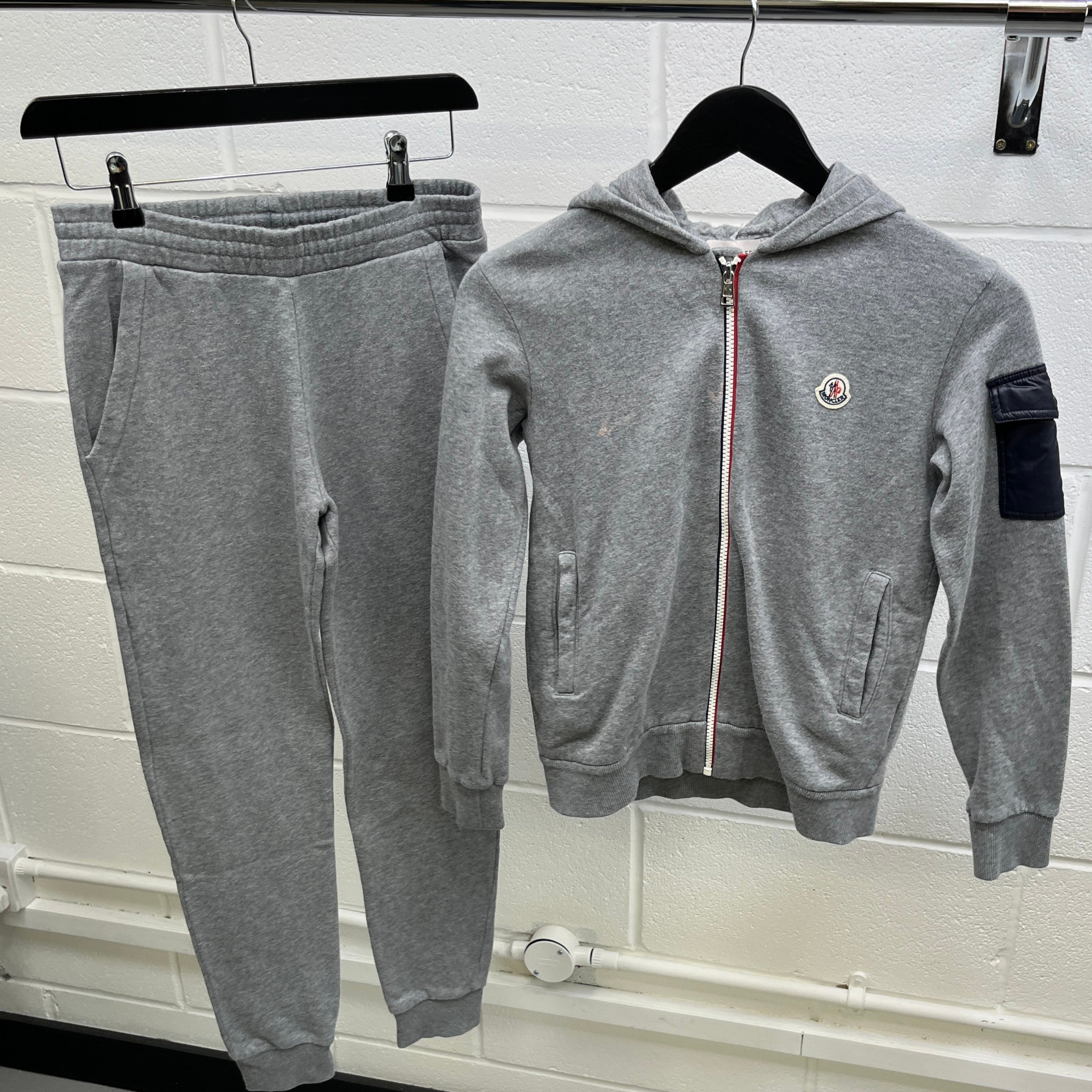 Men's Maglia + Pantalone Boys Age 12 Full Tracksuit Grey Size XXS