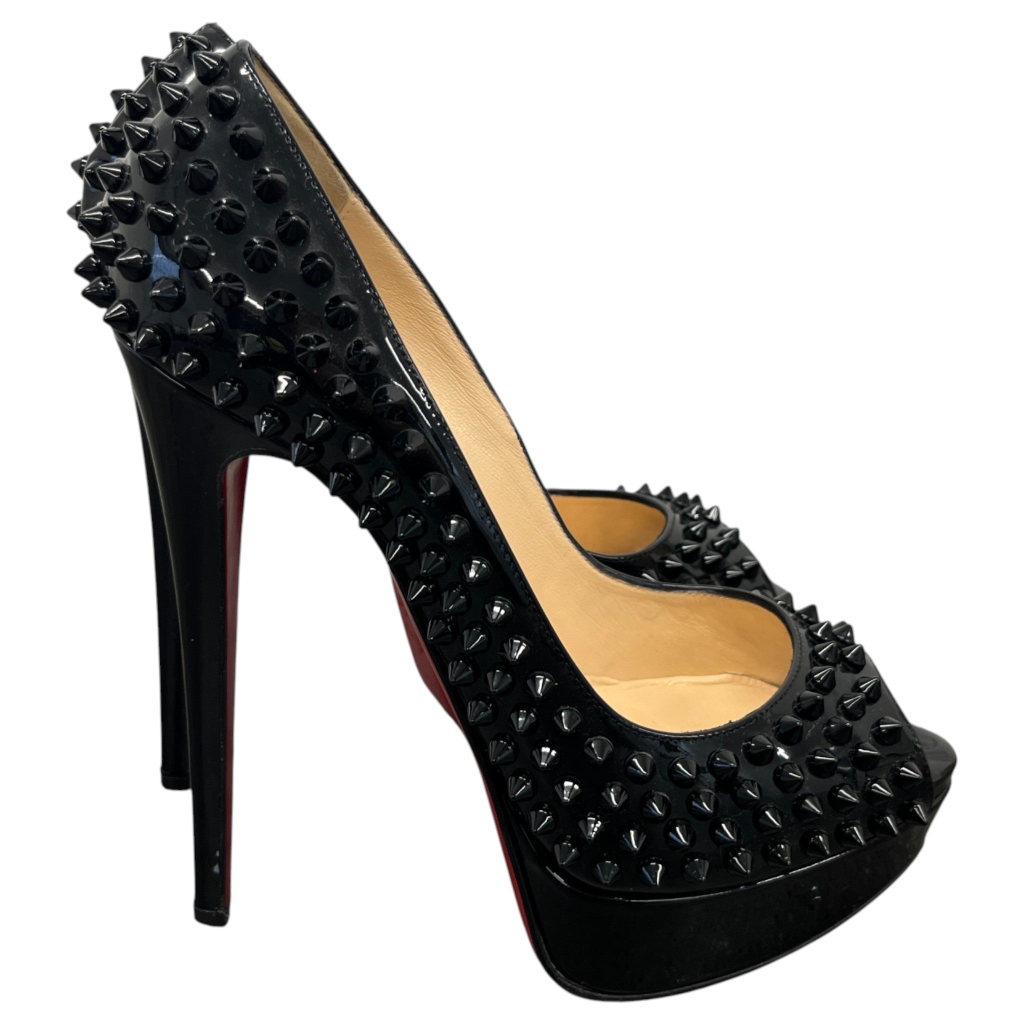 Women's Carlota 120 Veau Spike Heels Black Size EU 38 / UK 5