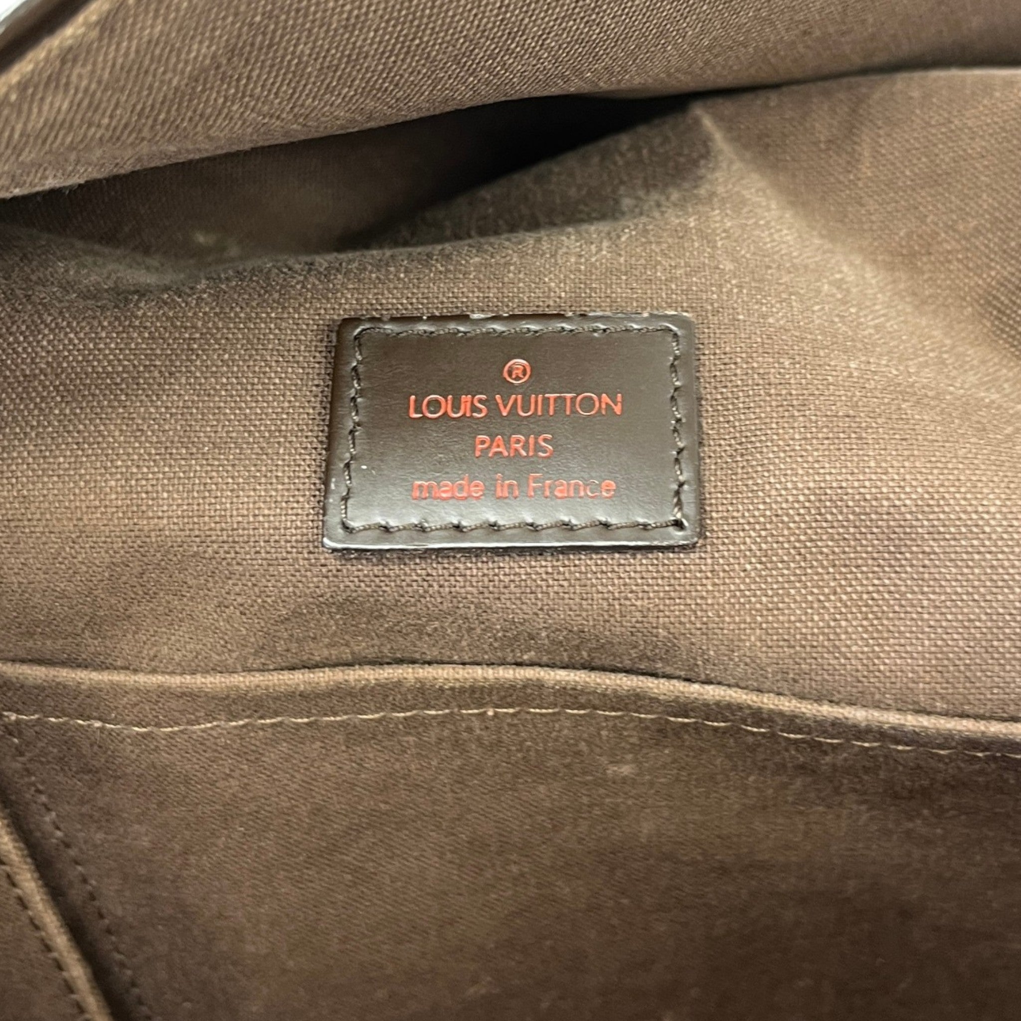 Men's Damier Ebene Brookyln Messenger Bag Brown