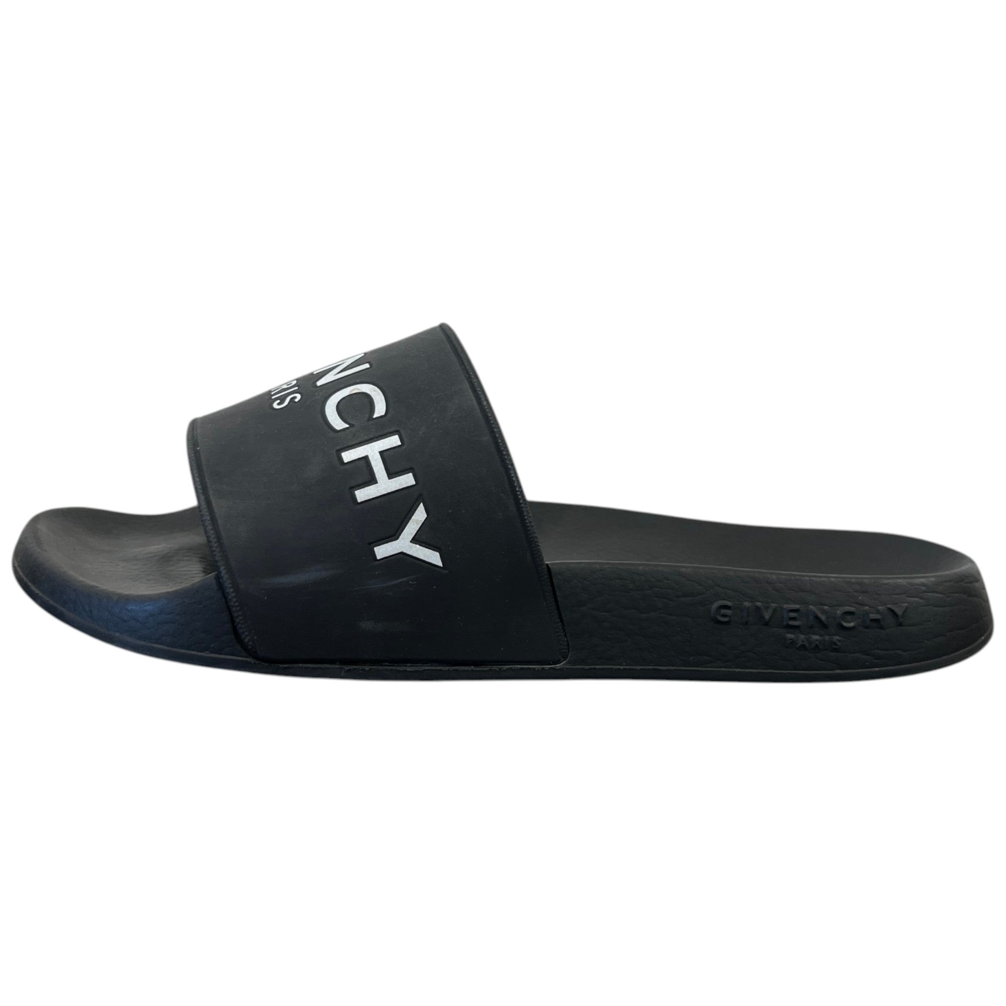 Women's Logo Print Slides Black Size EU 38 / UK 5