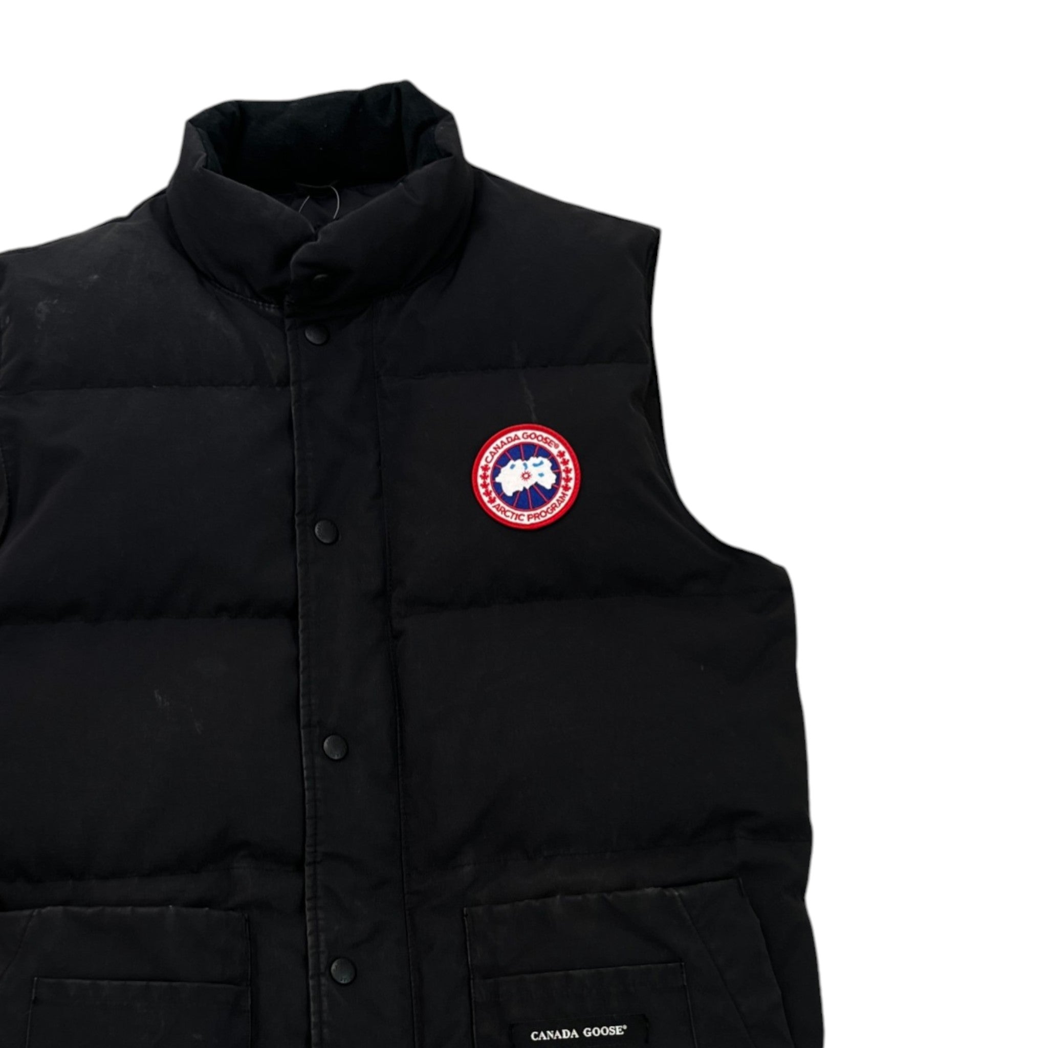 Men's Freestyle Crew Gilet Black Size M