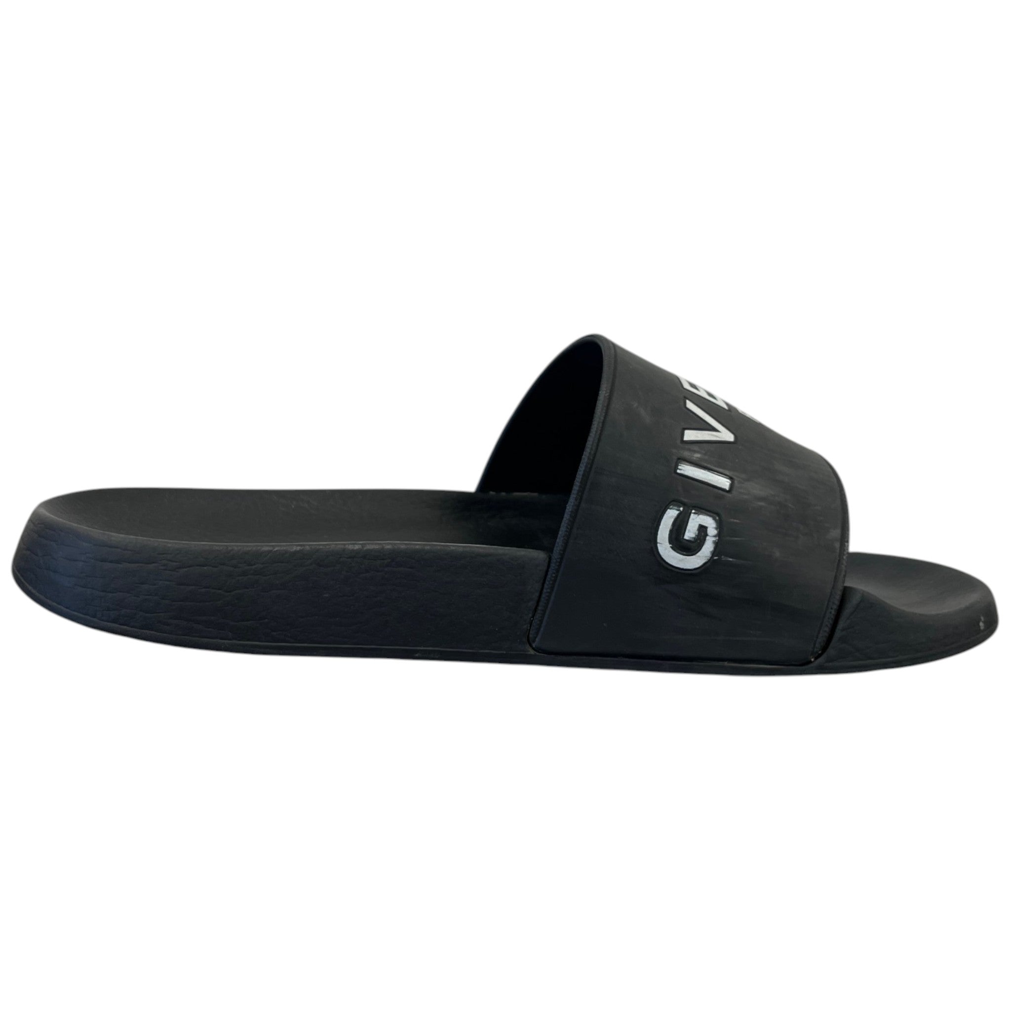 Women's Logo Print Slides Black Size EU 38 / UK 5
