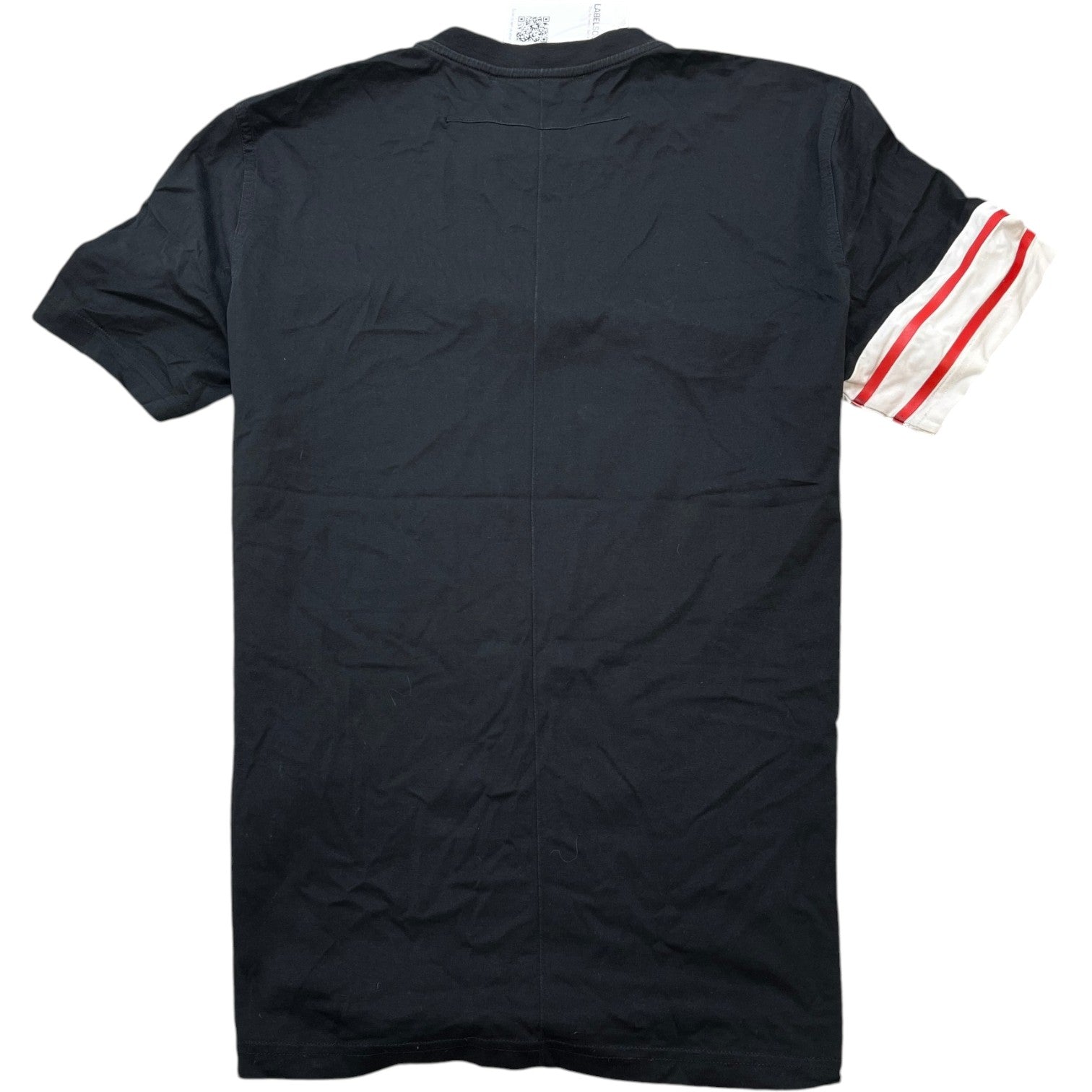 Men's Star Print T-Shirt Black Size L