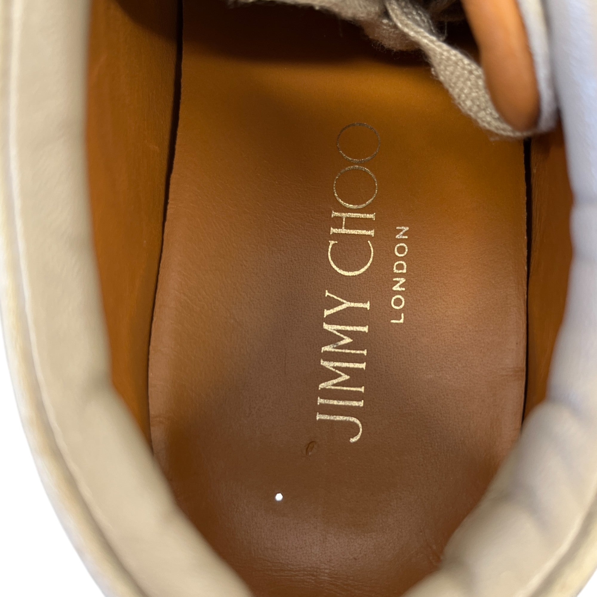 Women's Miami Glitter Low Trainers Beige Size EU 38.5 / UK 5.5