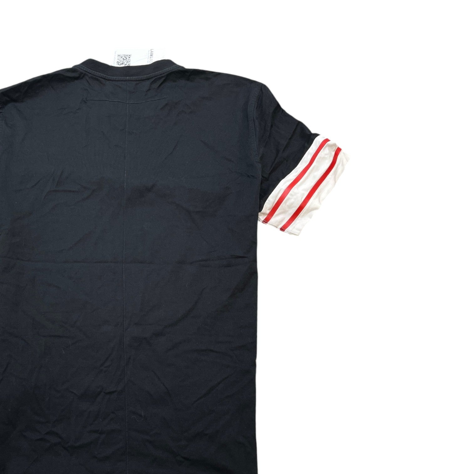 Men's Star Print T-Shirt Black Size L