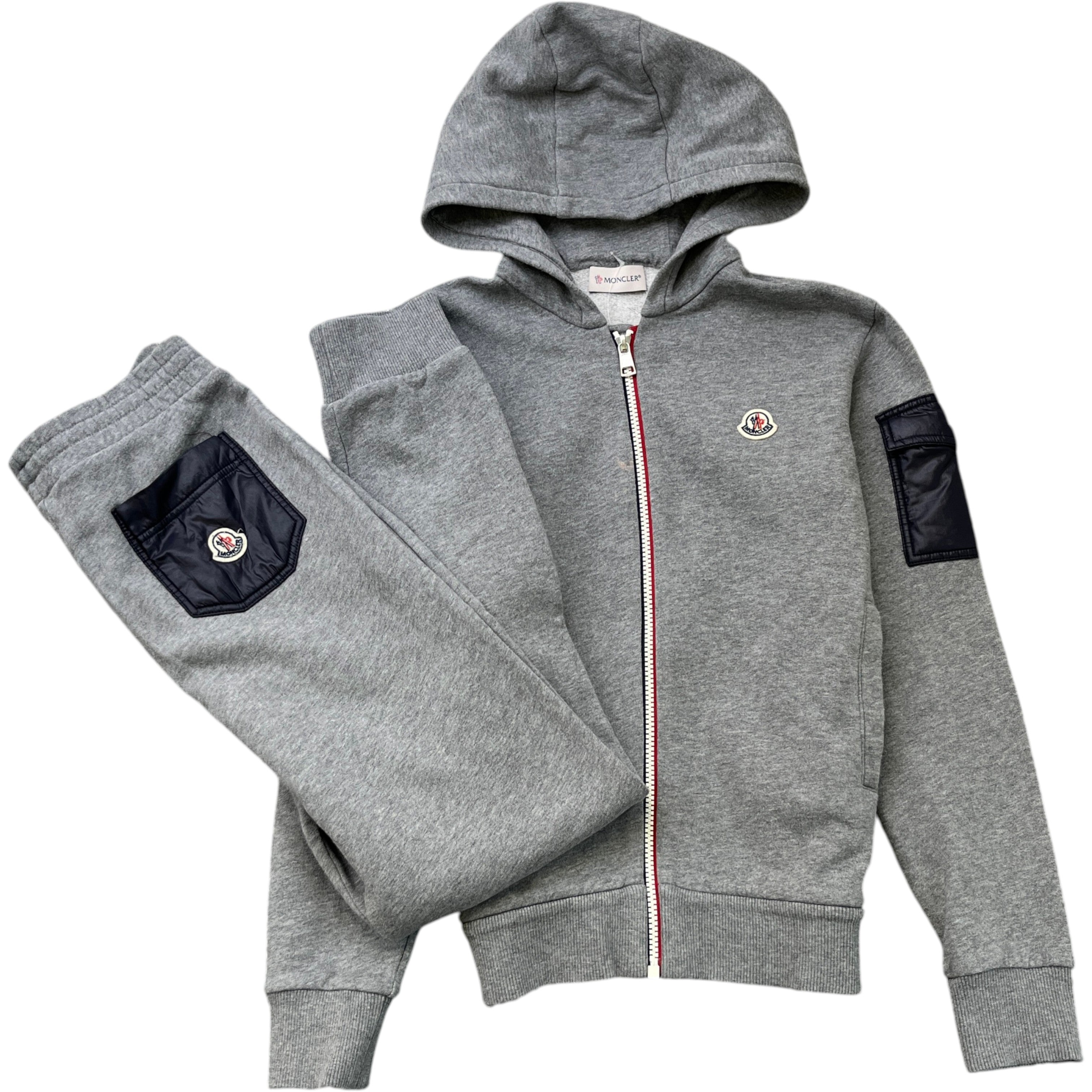 Men's Maglia + Pantalone Boys Age 12 Full Tracksuit Grey Size XXS