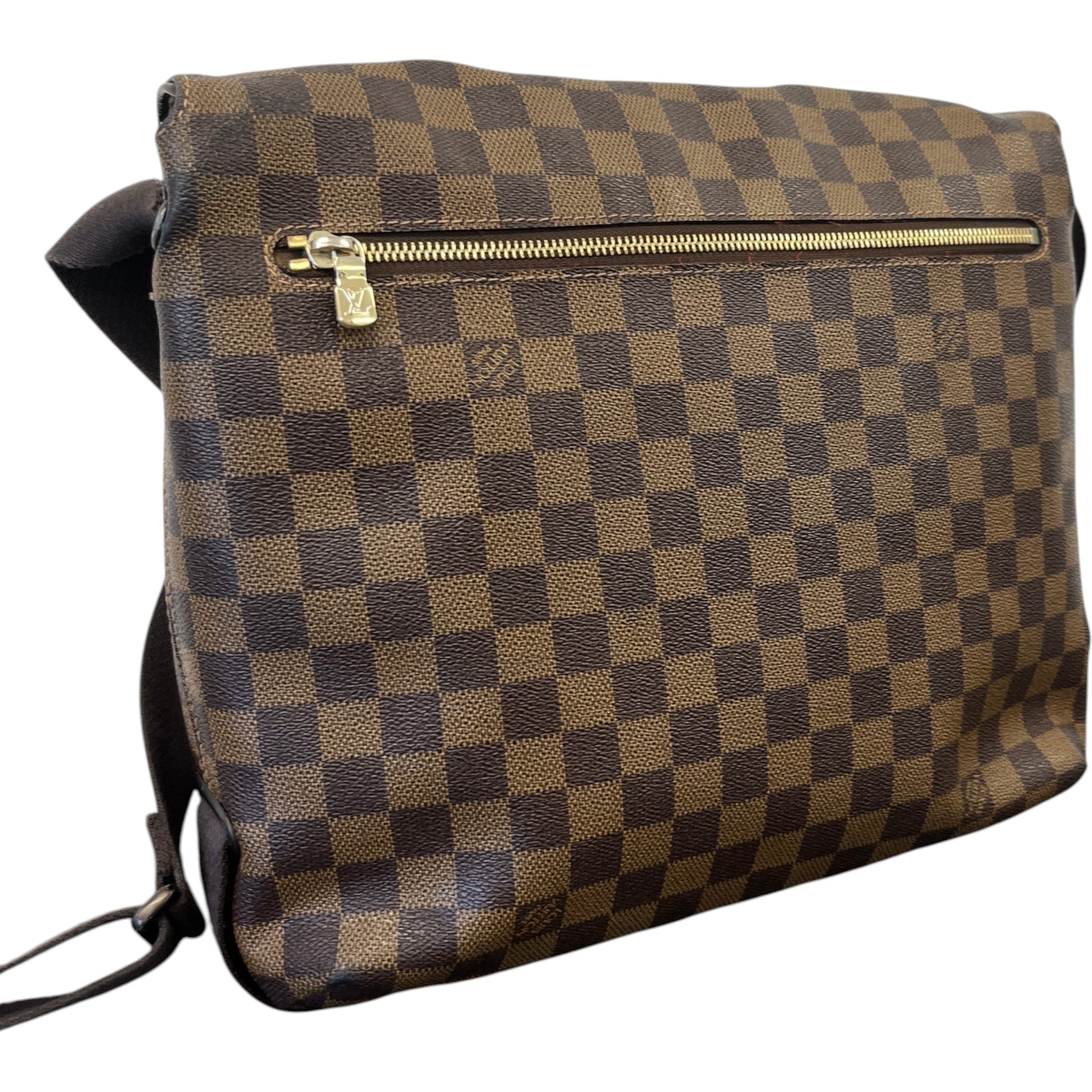 Men's Damier Ebene Brookyln Messenger Bag Brown