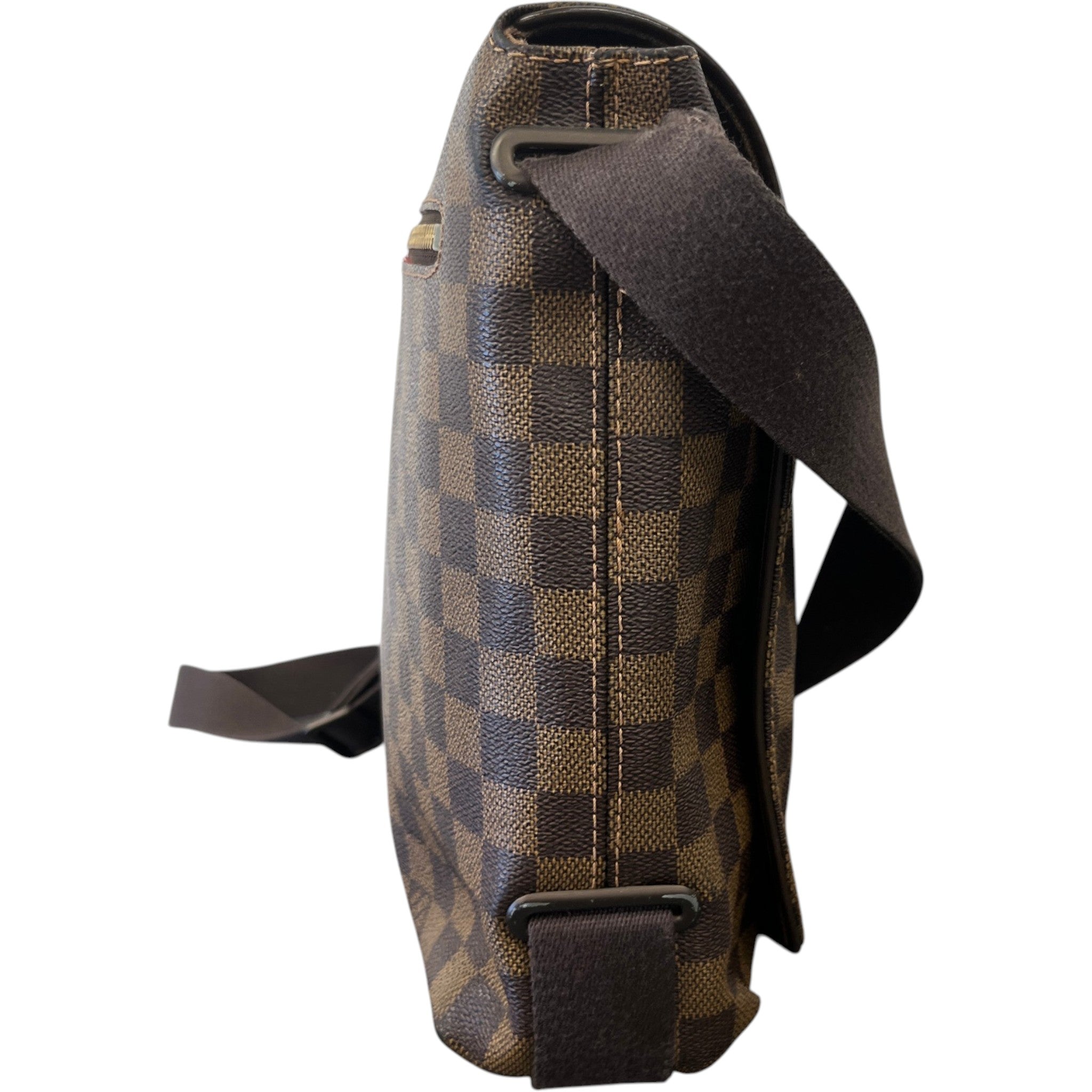 Men's Damier Ebene Brookyln Messenger Bag Brown