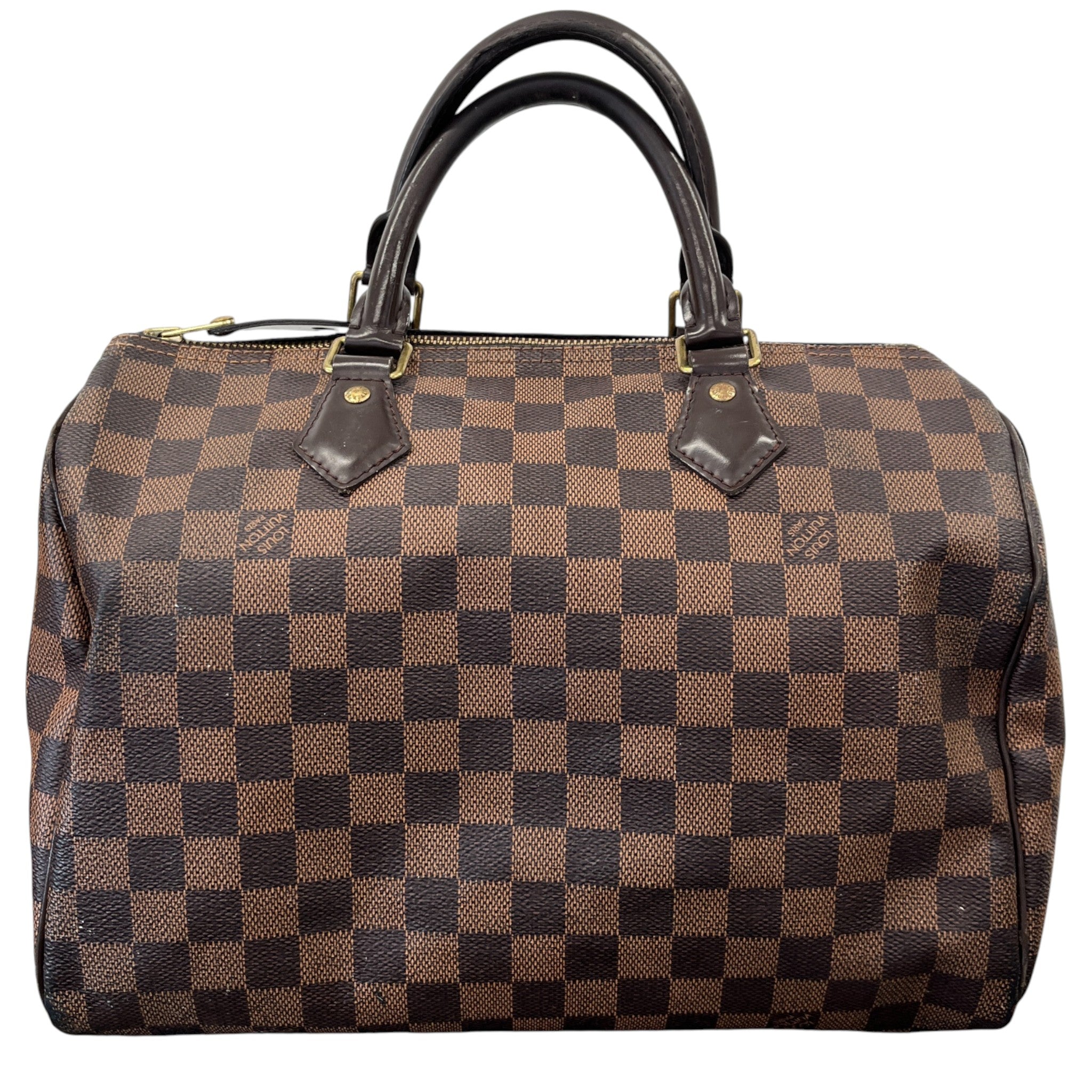 Women's Speedy 30 Damier Ebene Bag Brown