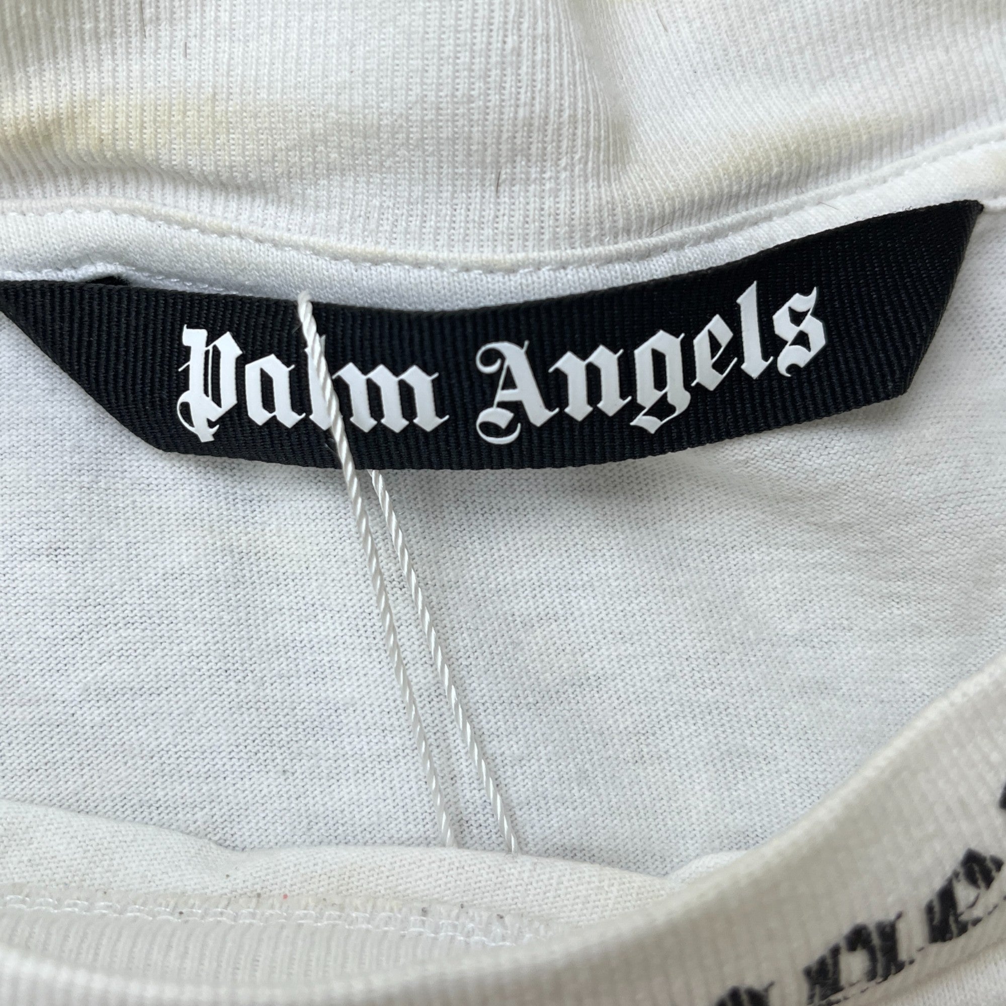 Men's Logo Print Sweatshirt White Size S