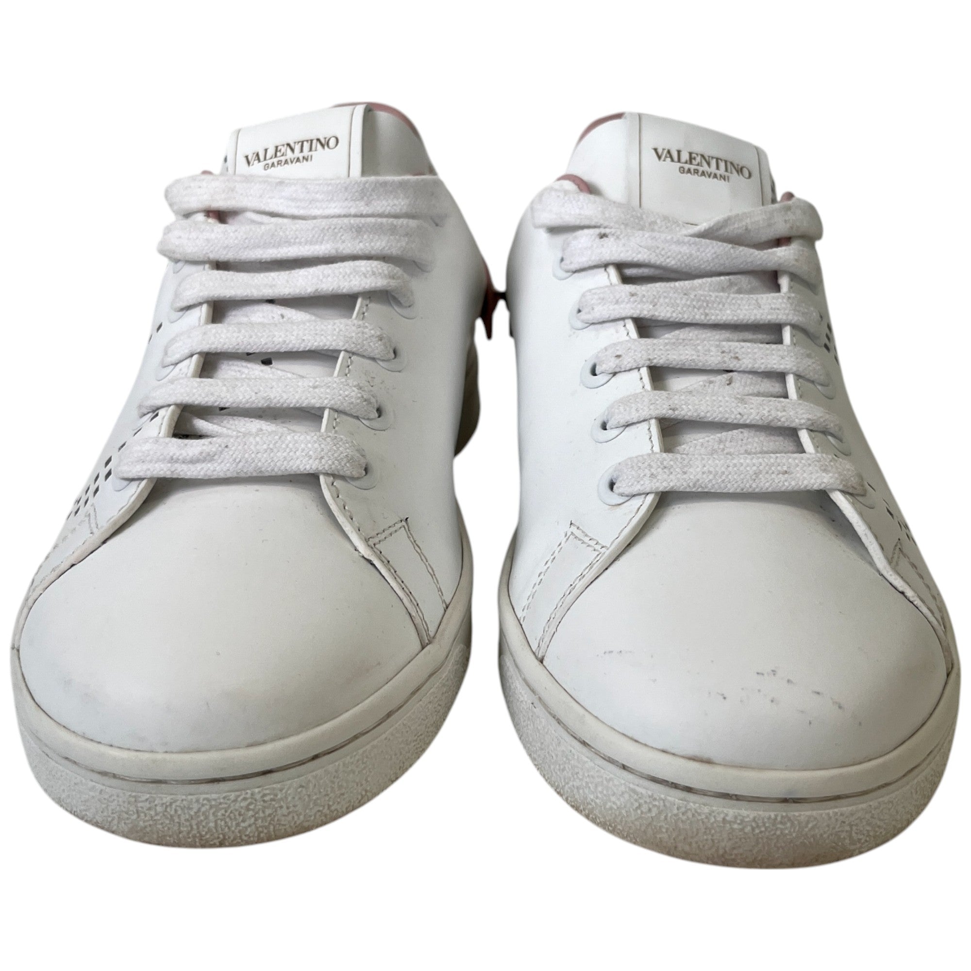 Women's Backer Perforated Low Trainers White Size EU 35.5 / UK 2.5