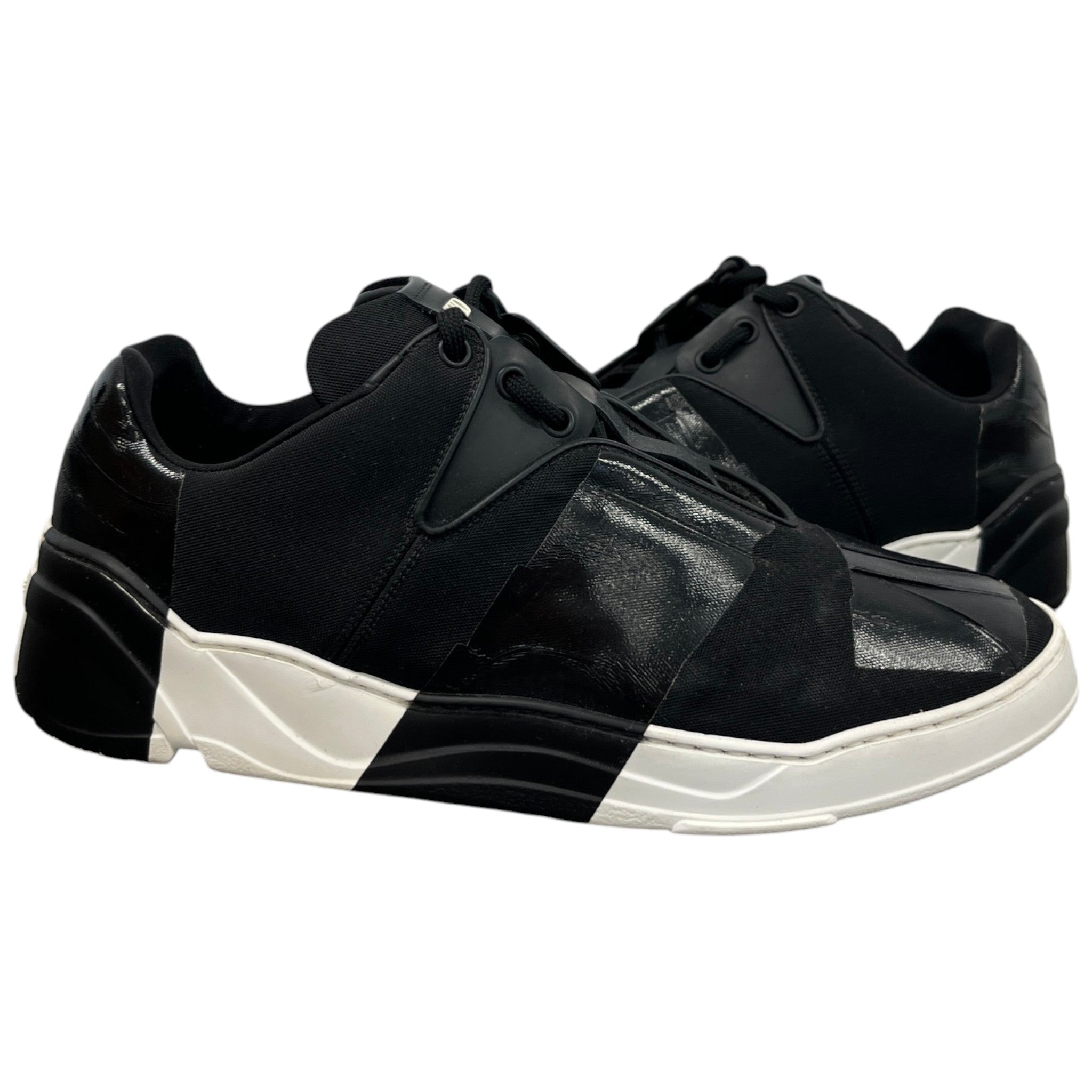 Men's B17 Tape-Cut Low Trainers Black Size EU 42 / UK 8