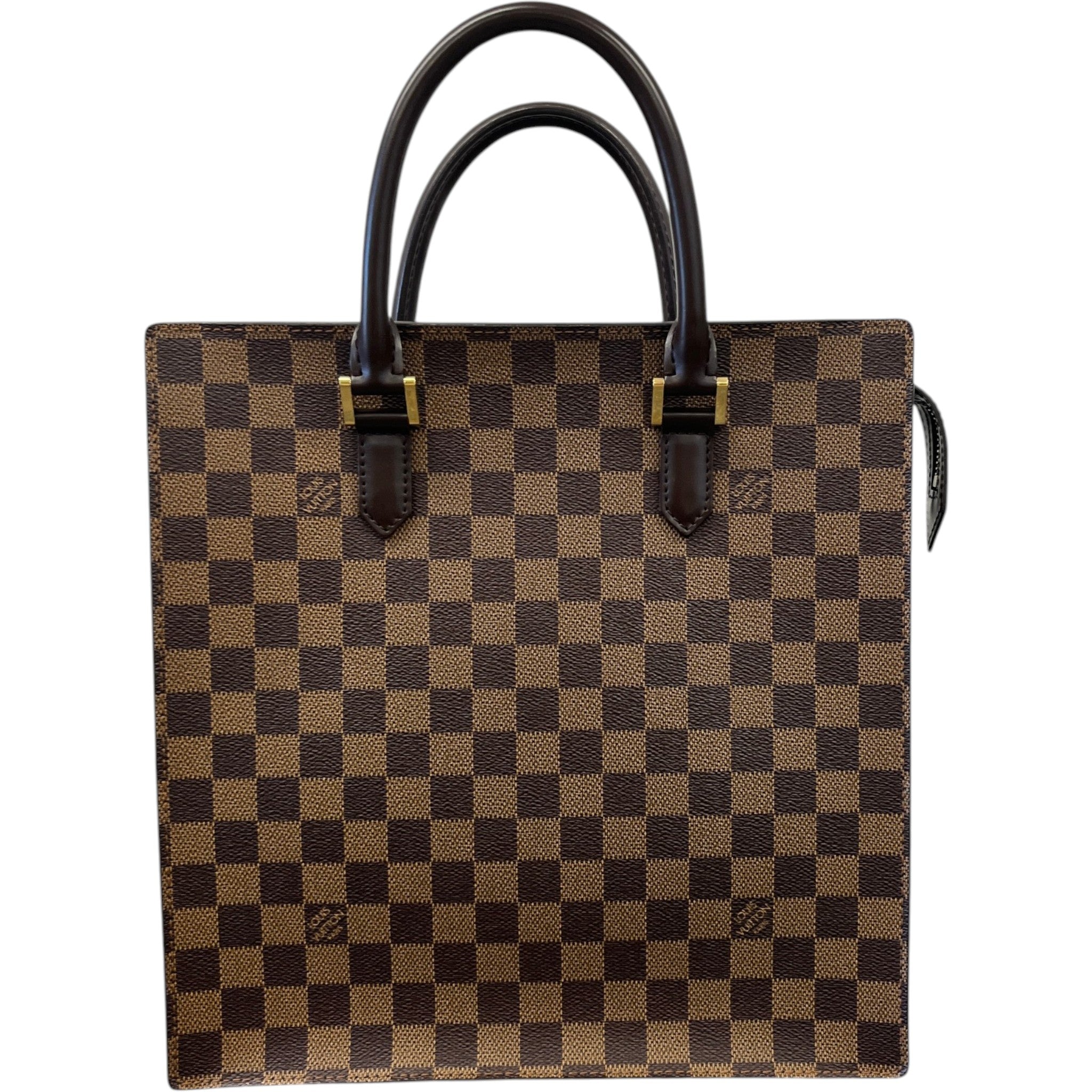 Women's Damier Ebene Sac Plat Pm Bag Brown