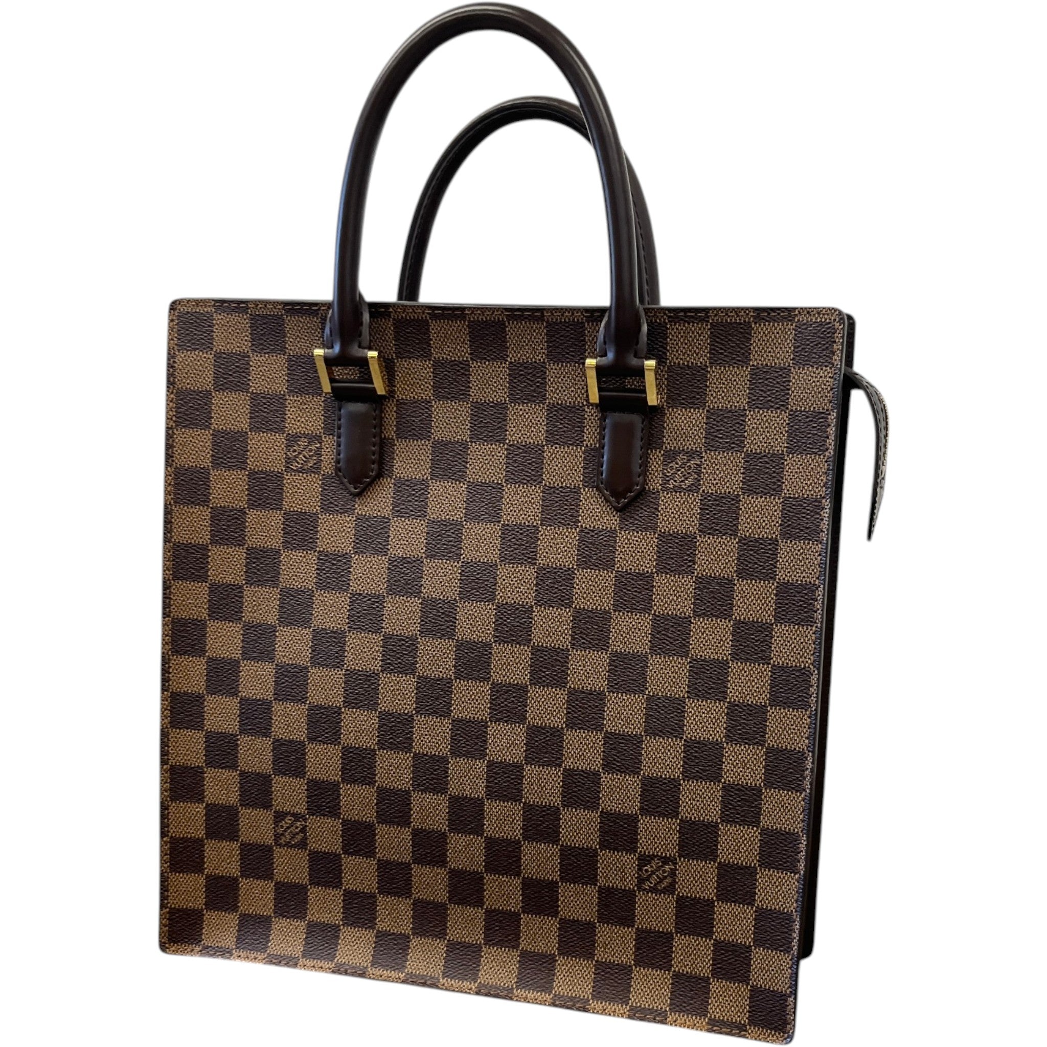 Women's Damier Ebene Sac Plat Pm Bag Brown