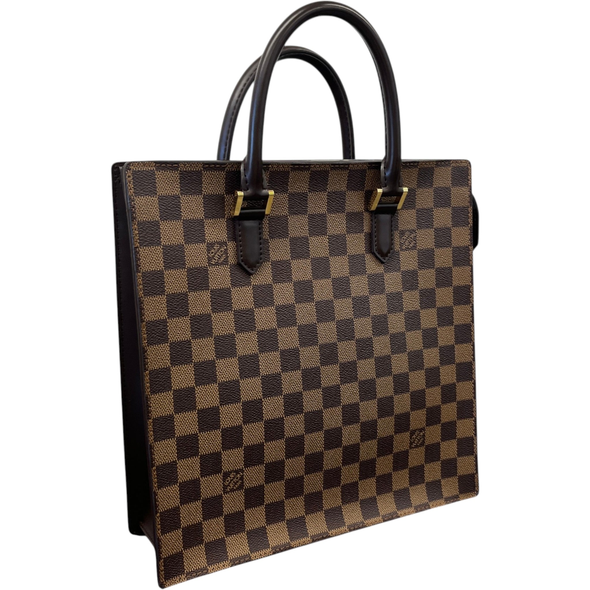 Women's Damier Ebene Sac Plat Pm Bag Brown