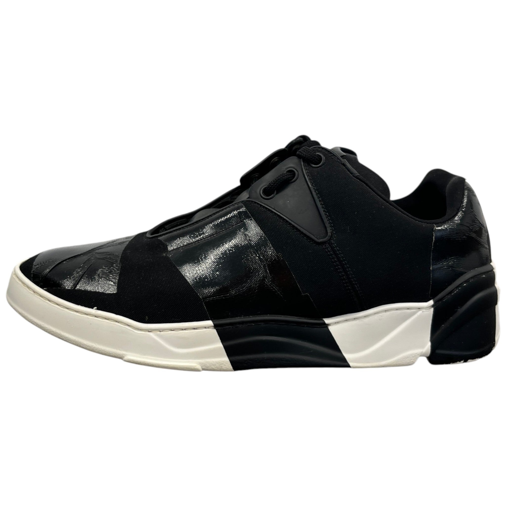 Men's B17 Tape-Cut Low Trainers Black Size EU 42 / UK 8