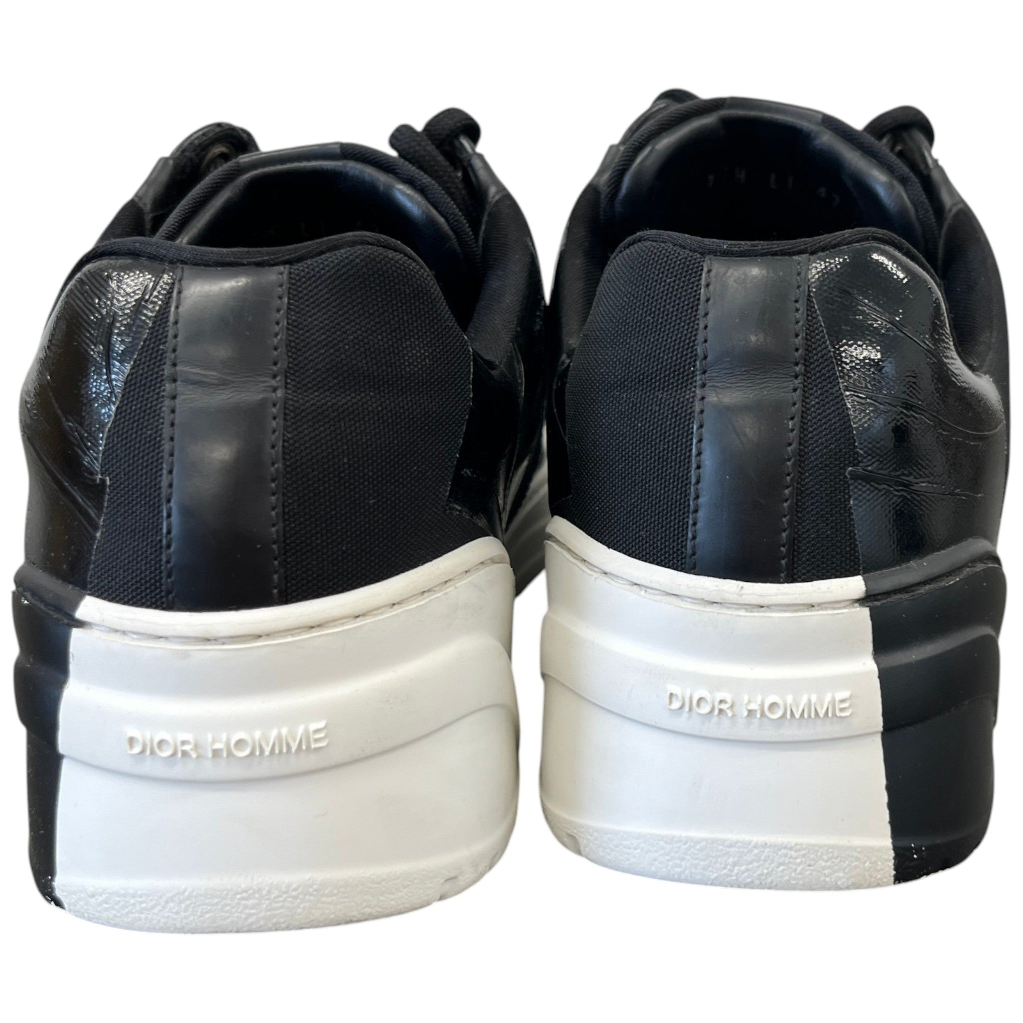 Men's B17 Tape-Cut Low Trainers Black Size EU 42 / UK 8