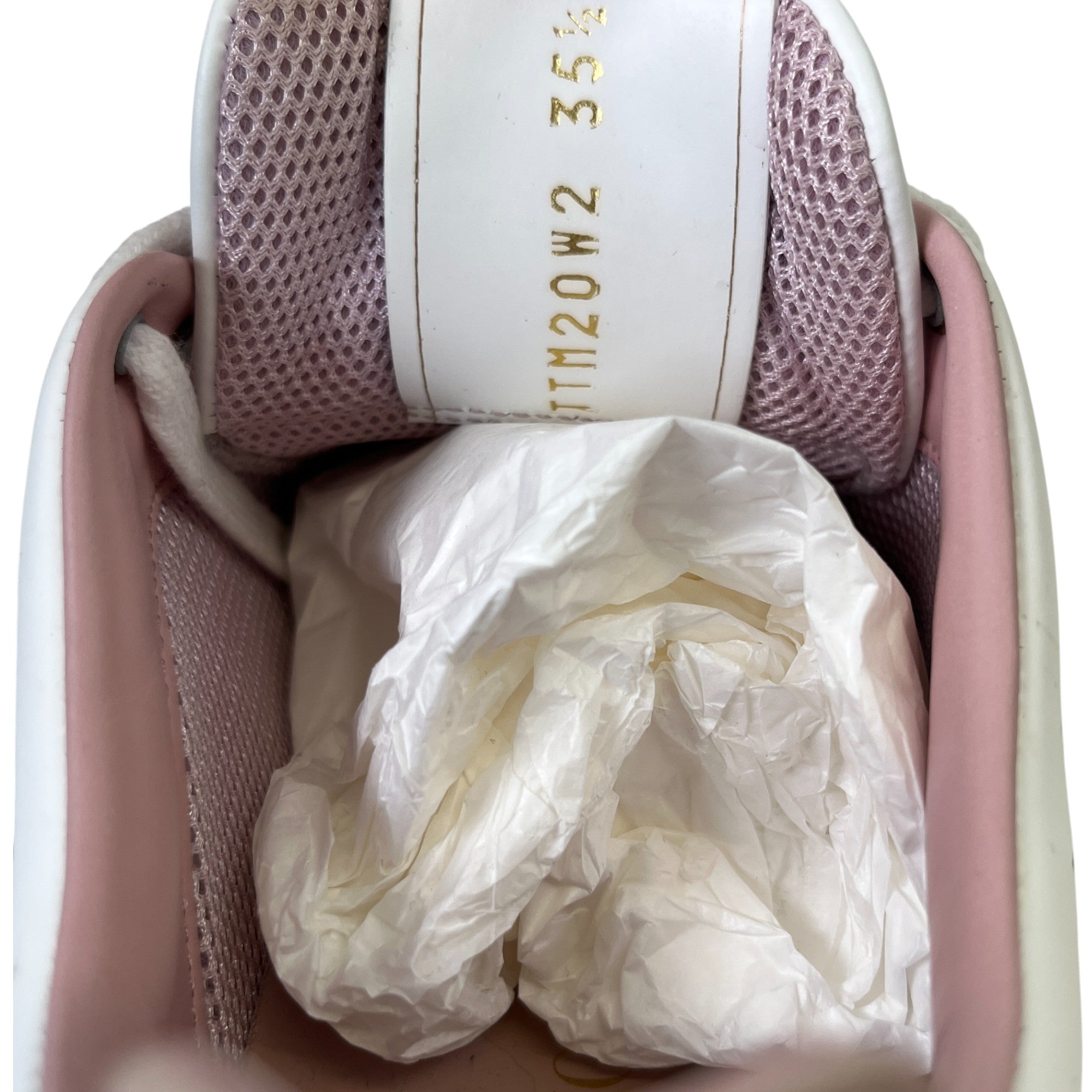 Women's Backer Perforated Low Trainers White Size EU 35.5 / UK 2.5