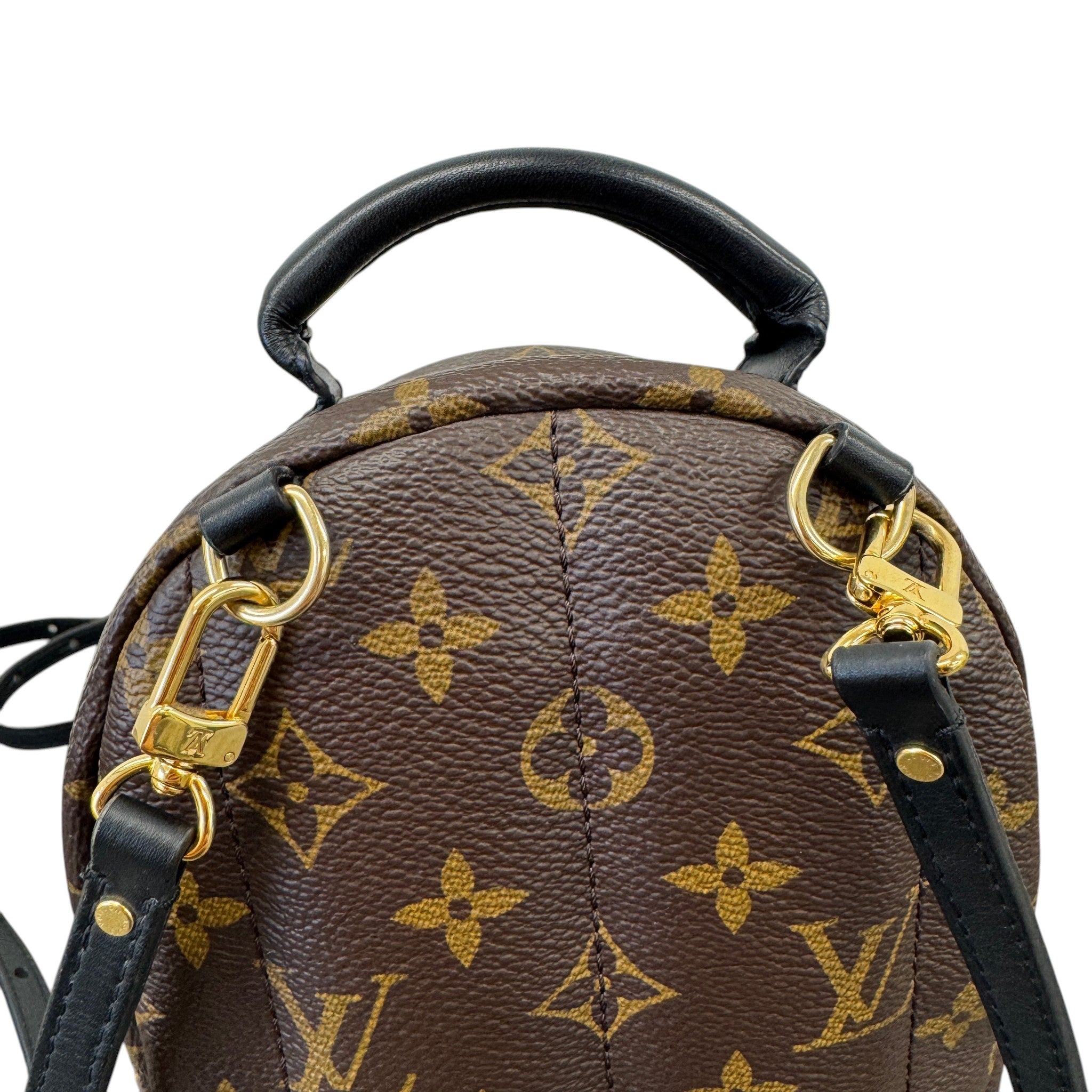 Women's Monogram Palm Springs Mini Backpack Brown