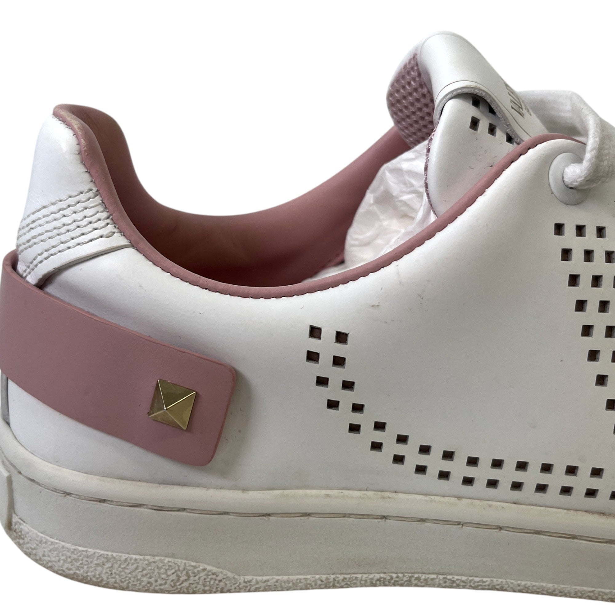 Women's Backer Perforated Low Trainers White Size EU 35.5 / UK 2.5