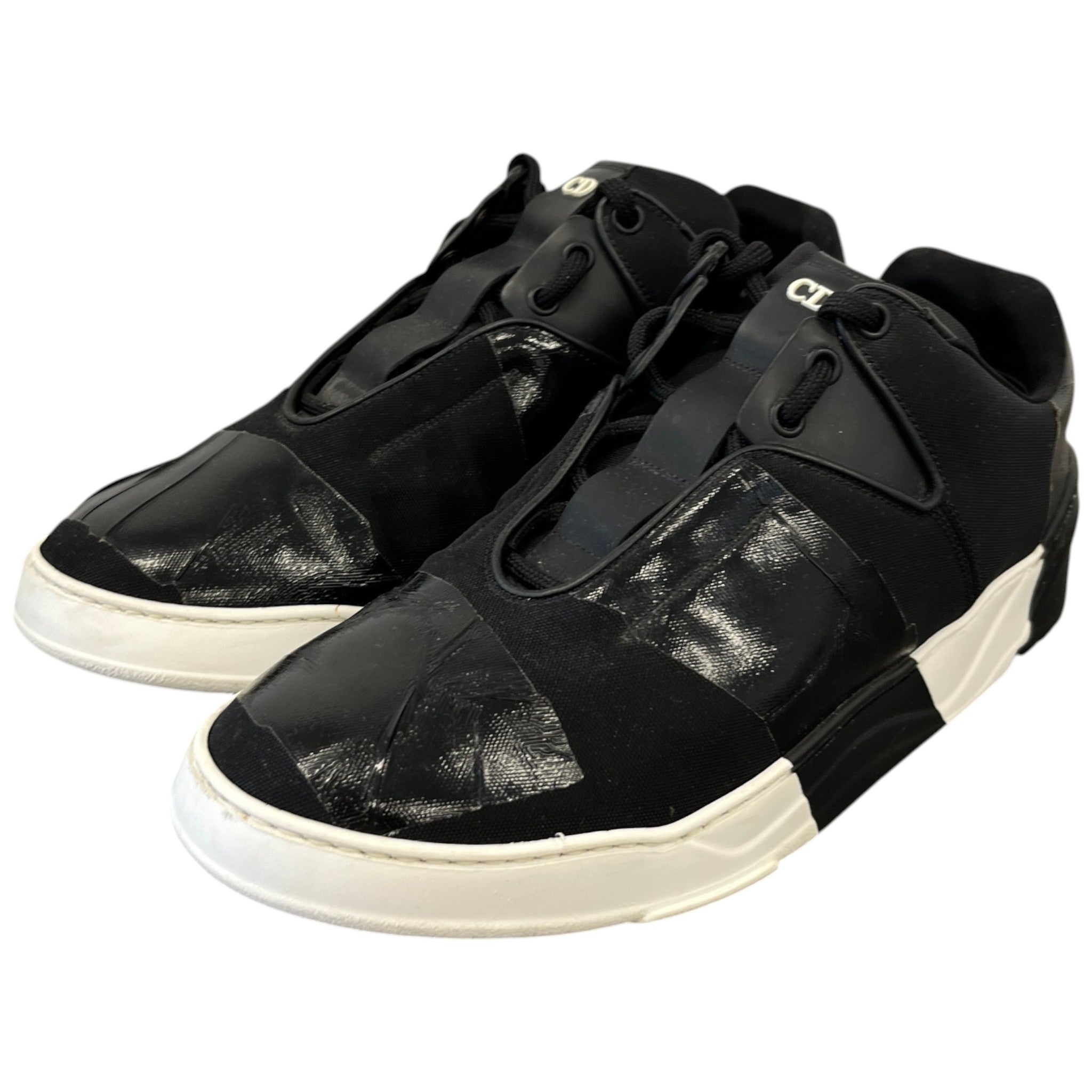 Men's B17 Tape-Cut Low Trainers Black Size EU 42 / UK 8