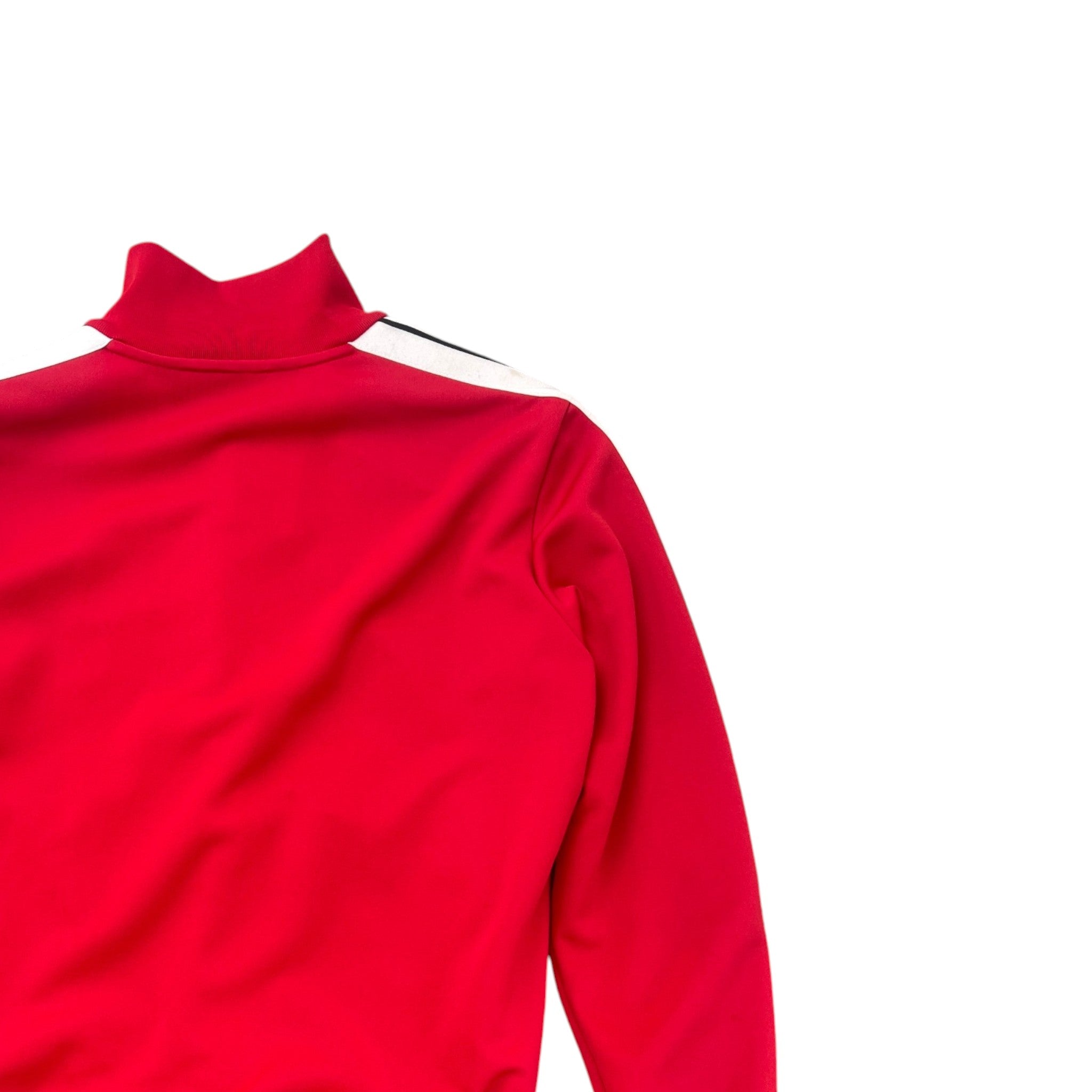 Men's Logo Print Track Jacket Red Size L