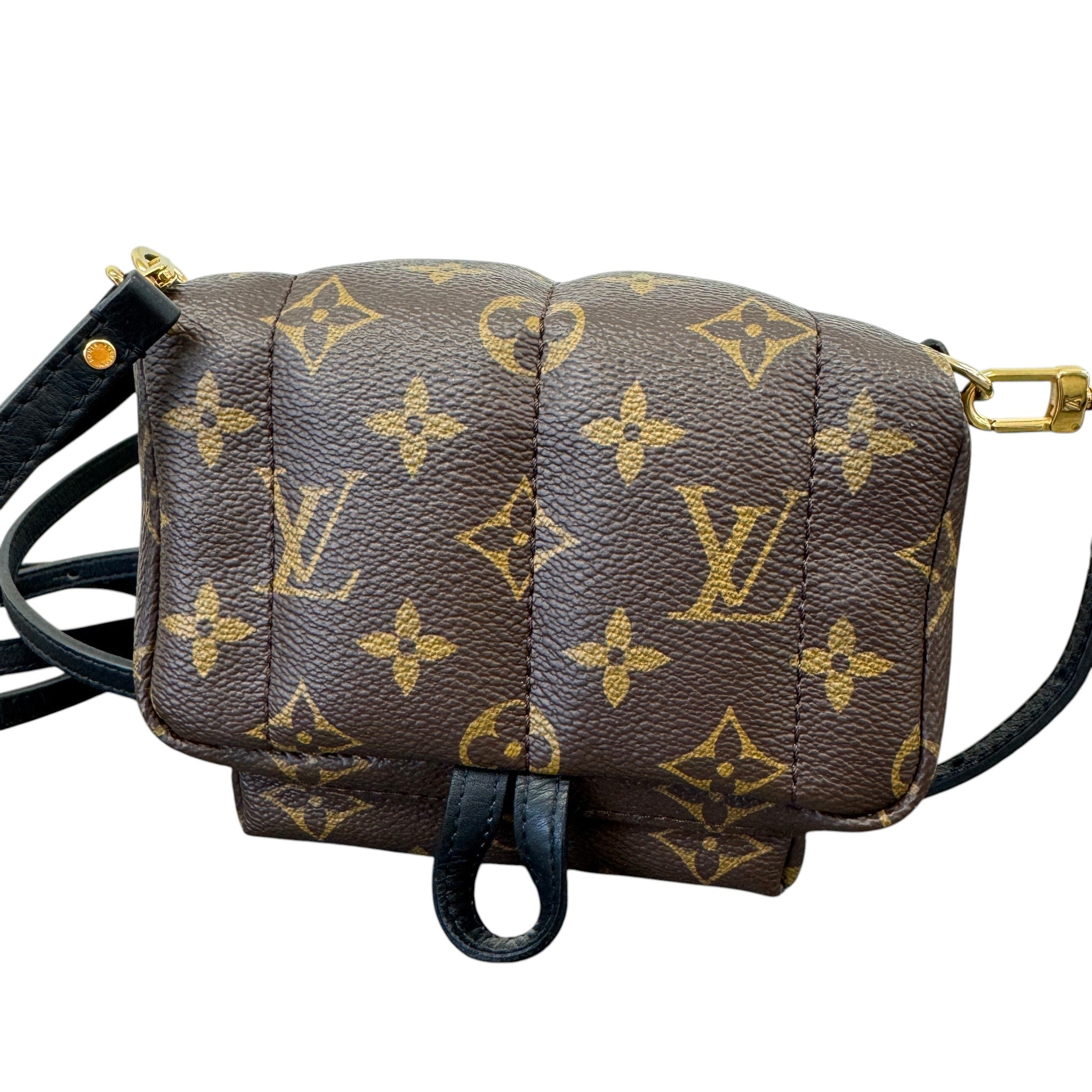 Women's Monogram Palm Springs Mini Backpack Brown