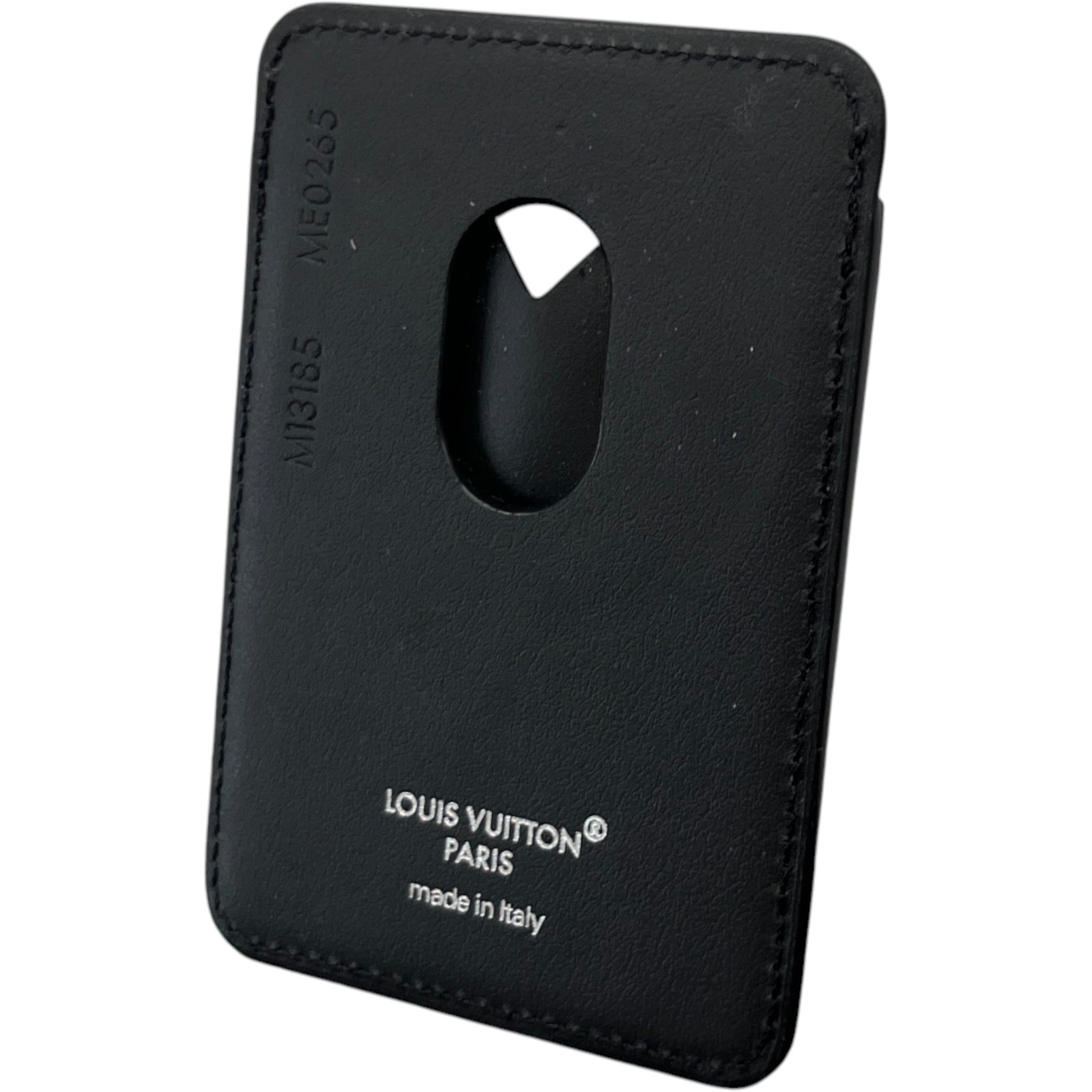 Monogram Porte-Cartes Magnet Card Holder Brown