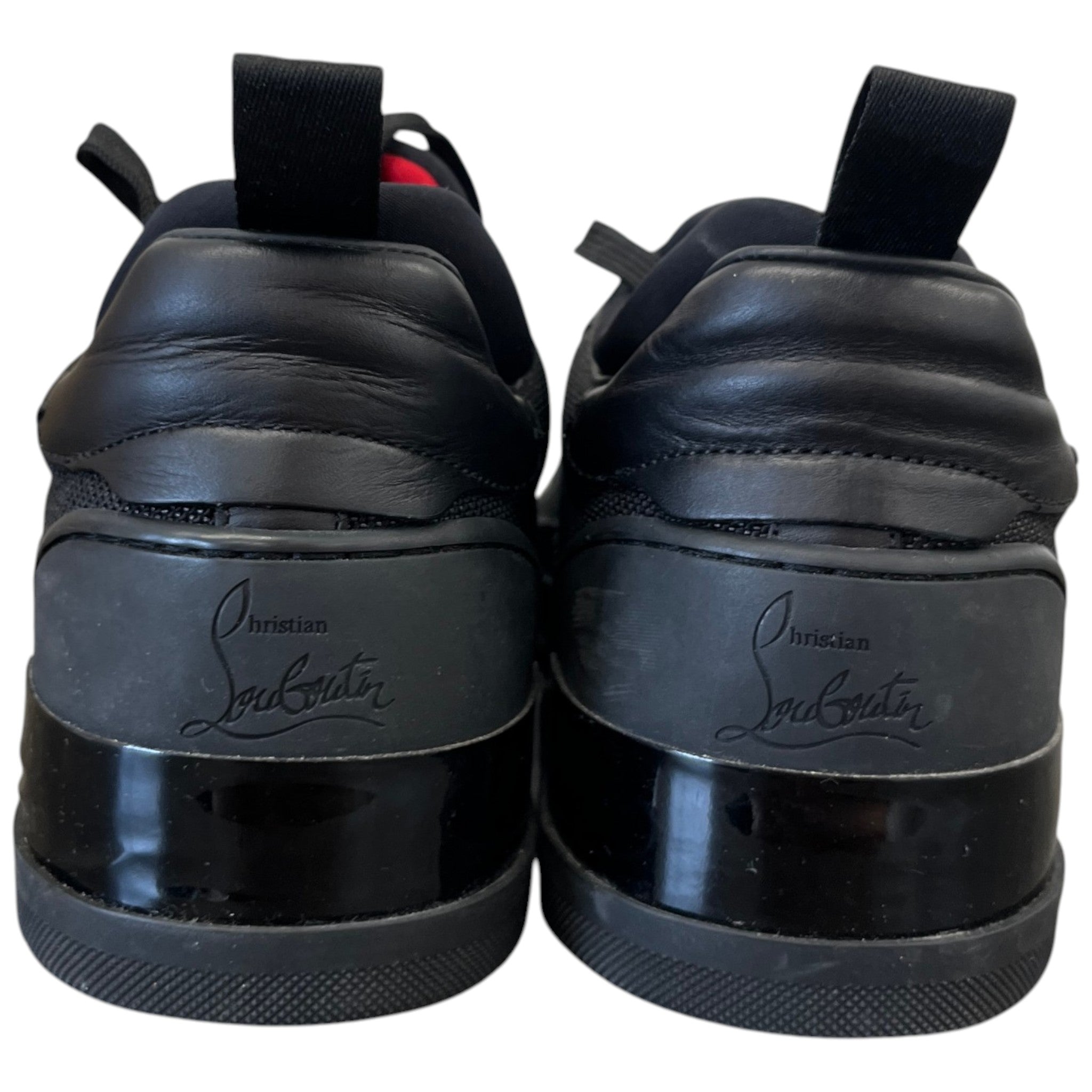 Men's Aurelien Flat Low Trainers Black Size EU 40 / UK 6