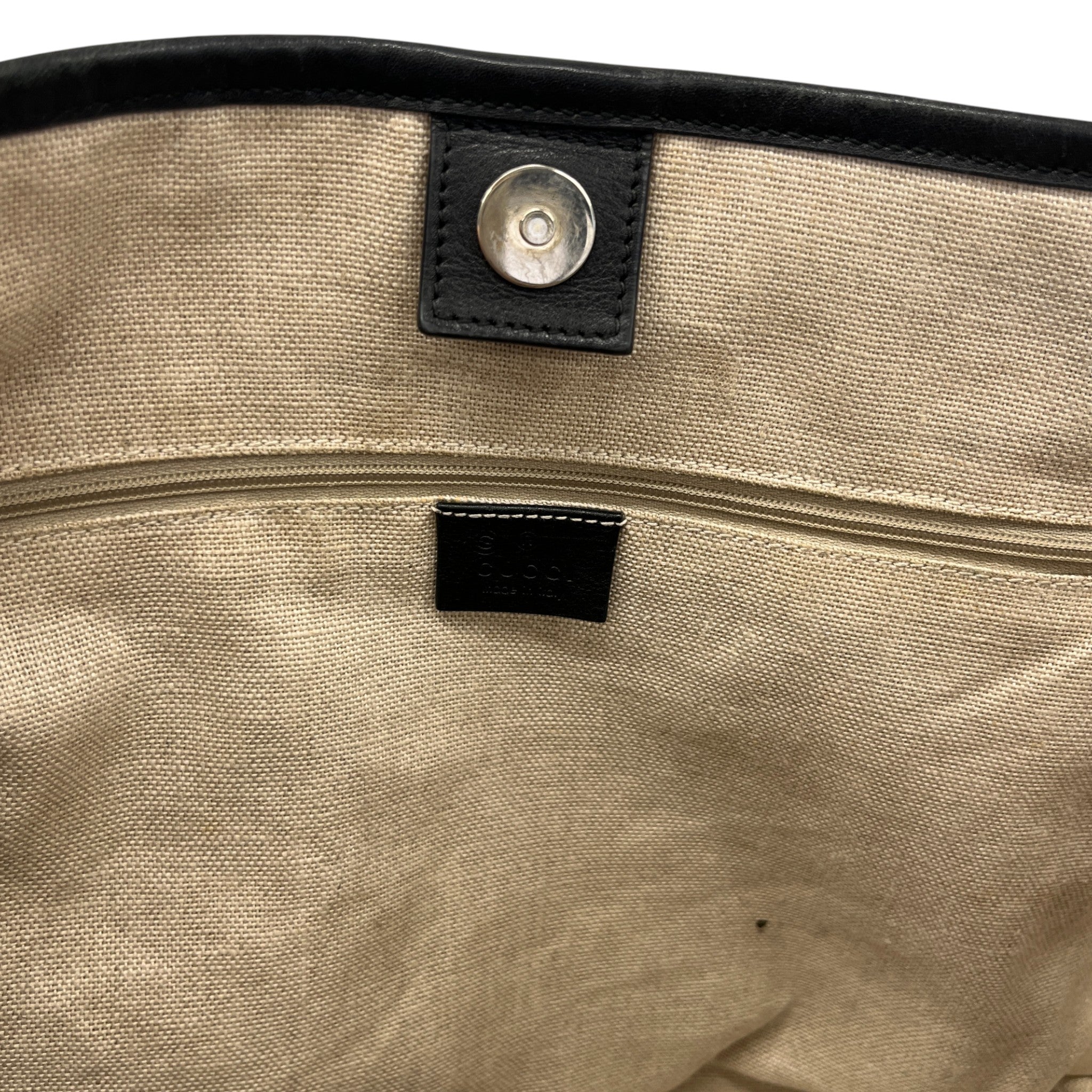 Women's Microguccissima Joy Tote Bag Black