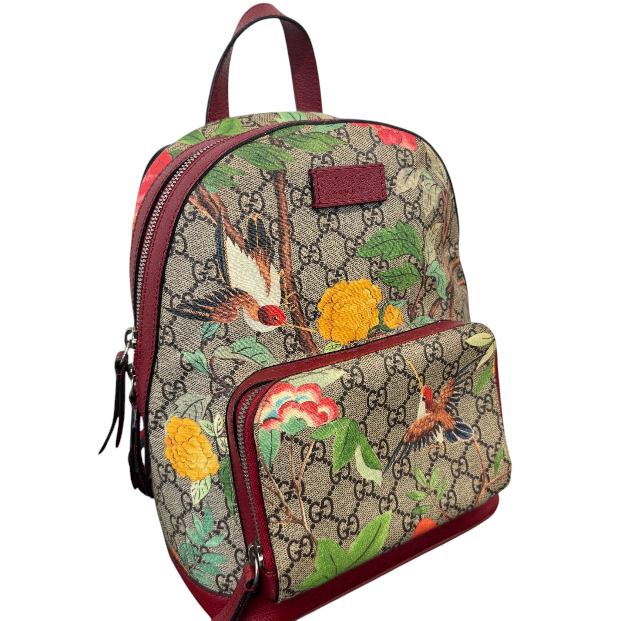Women's Gg Supreme Tian Backpack Beige