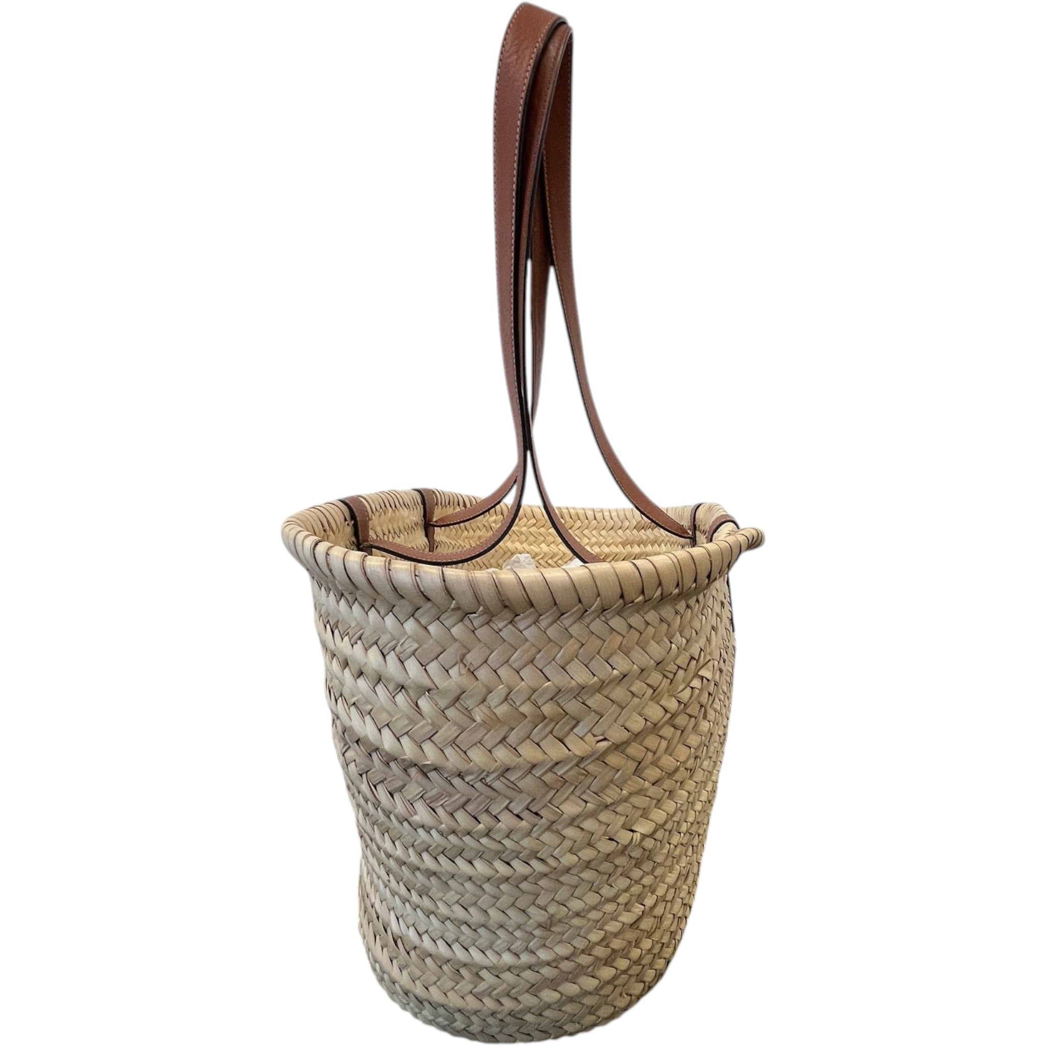Women's Medium Classic Panier Basket Bag Beige