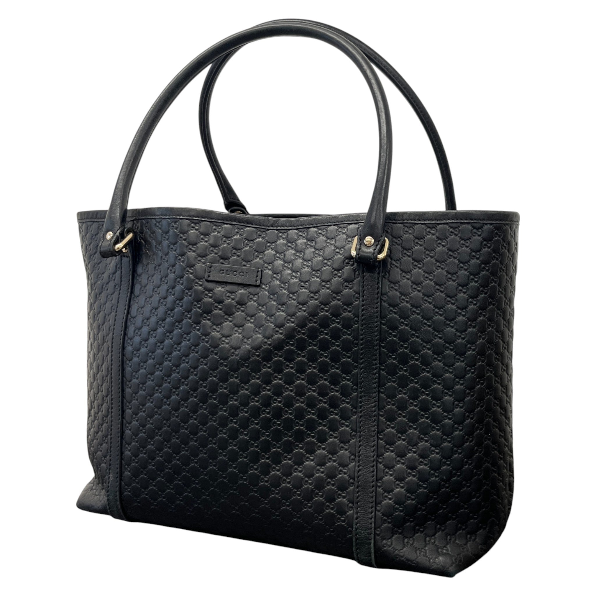 Women's Microguccissima Joy Tote Bag Black