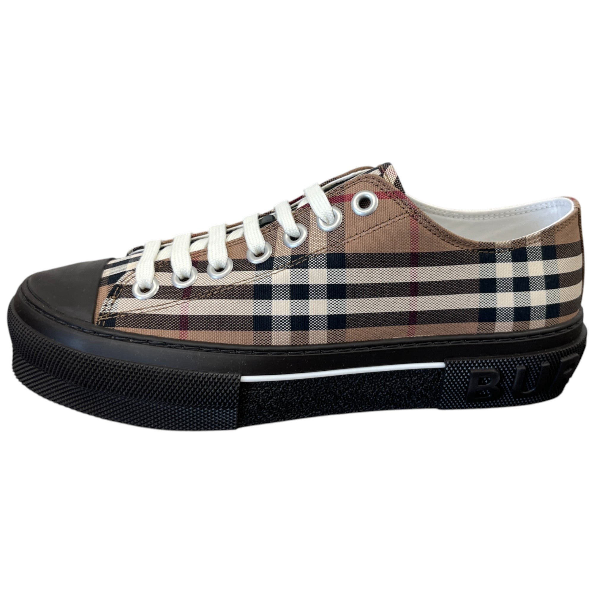 Men's Vintage Check Low Trainers Brown Size EU 40 / UK 6