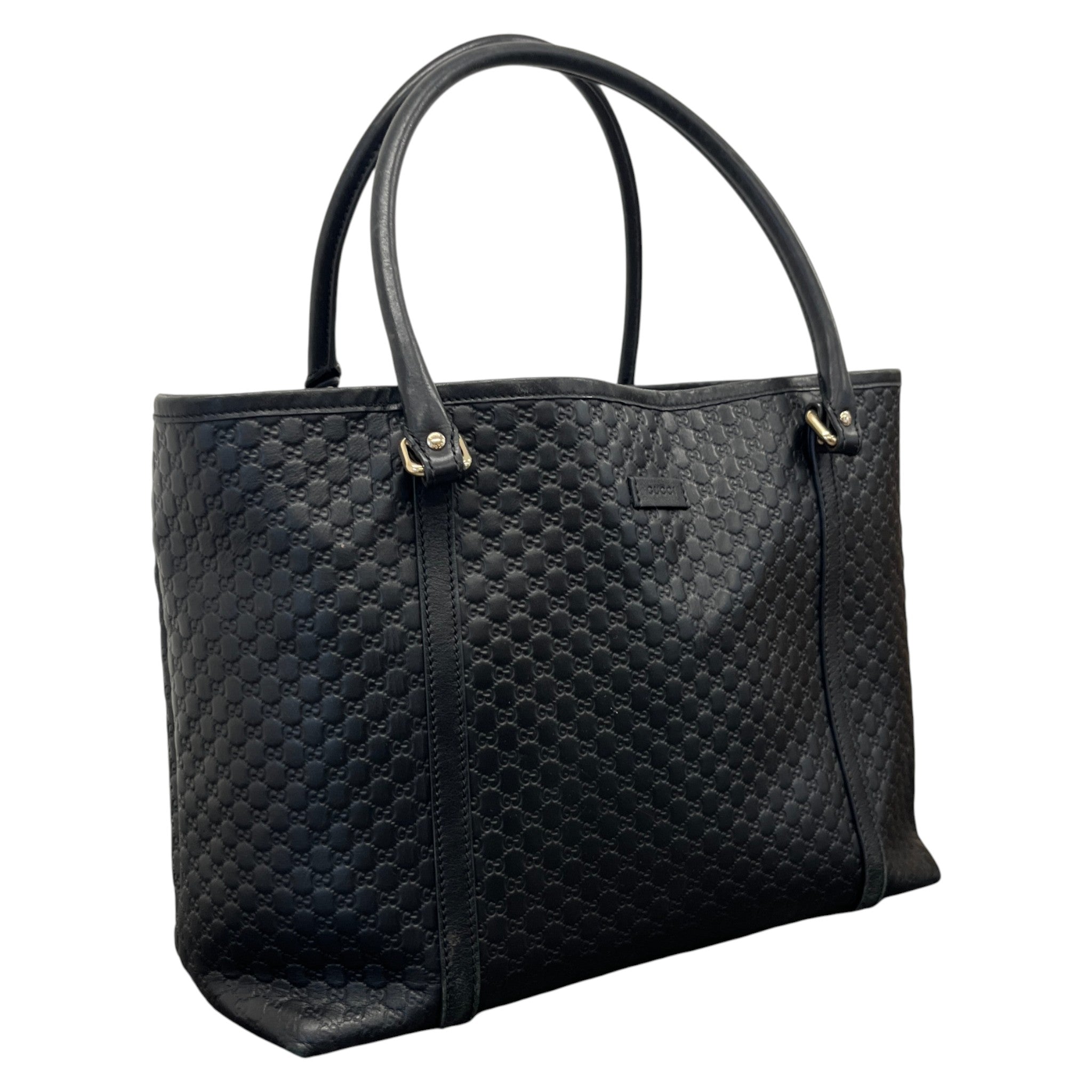 Women's Microguccissima Joy Tote Bag Black