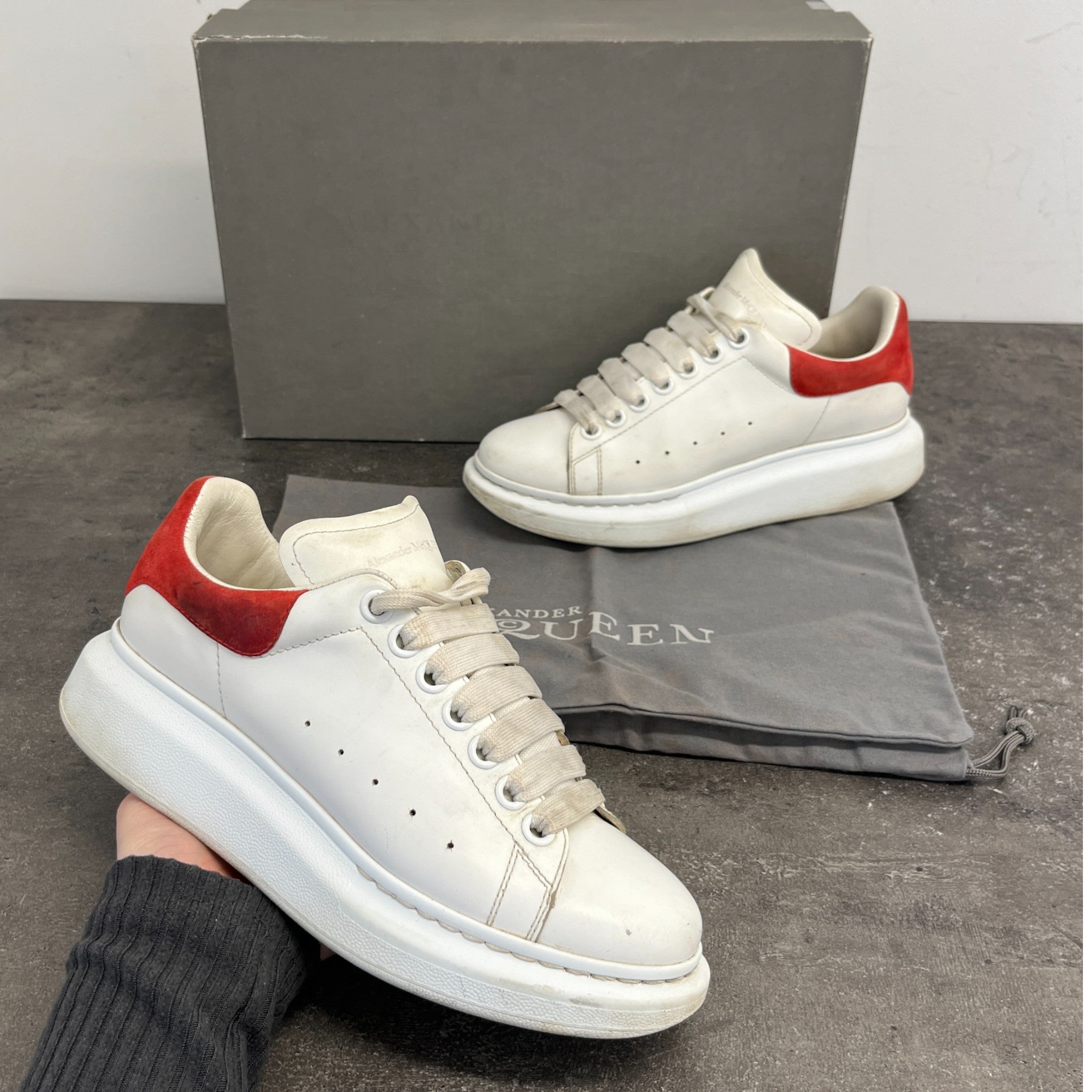 Women's Oversized Low Trainers White Size EU 38 / UK 5